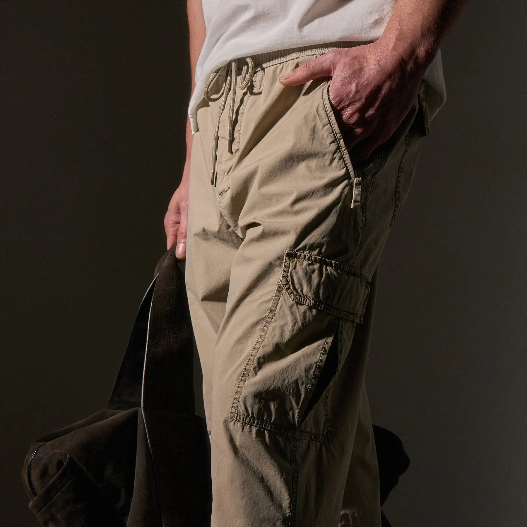 Parachute Poplin Cargo - Overcast Pigment sold by James Perse product image thumbnail 2