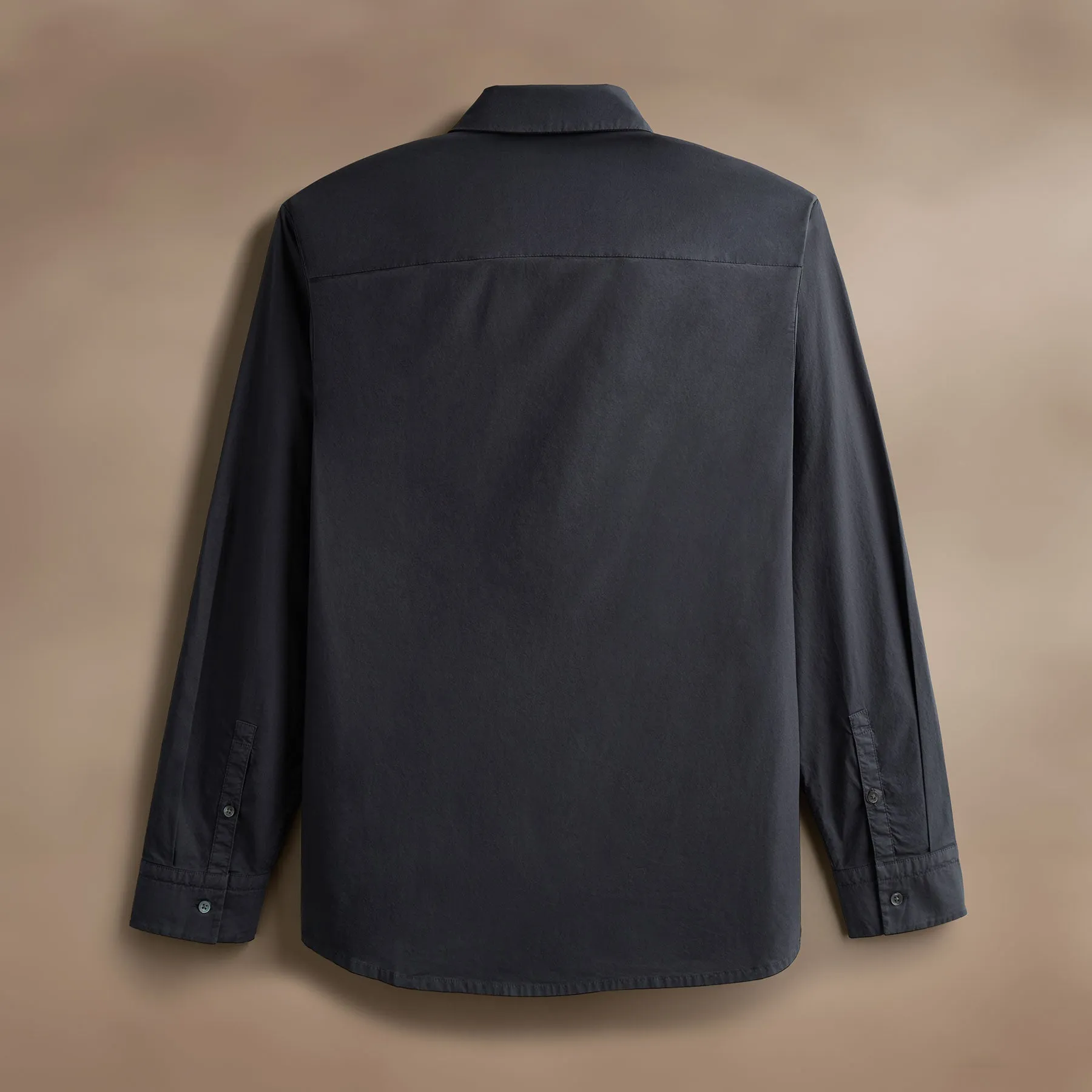 Stretch Poplin Shirt - Asphalt sold by James Perse product image thumbnail 4