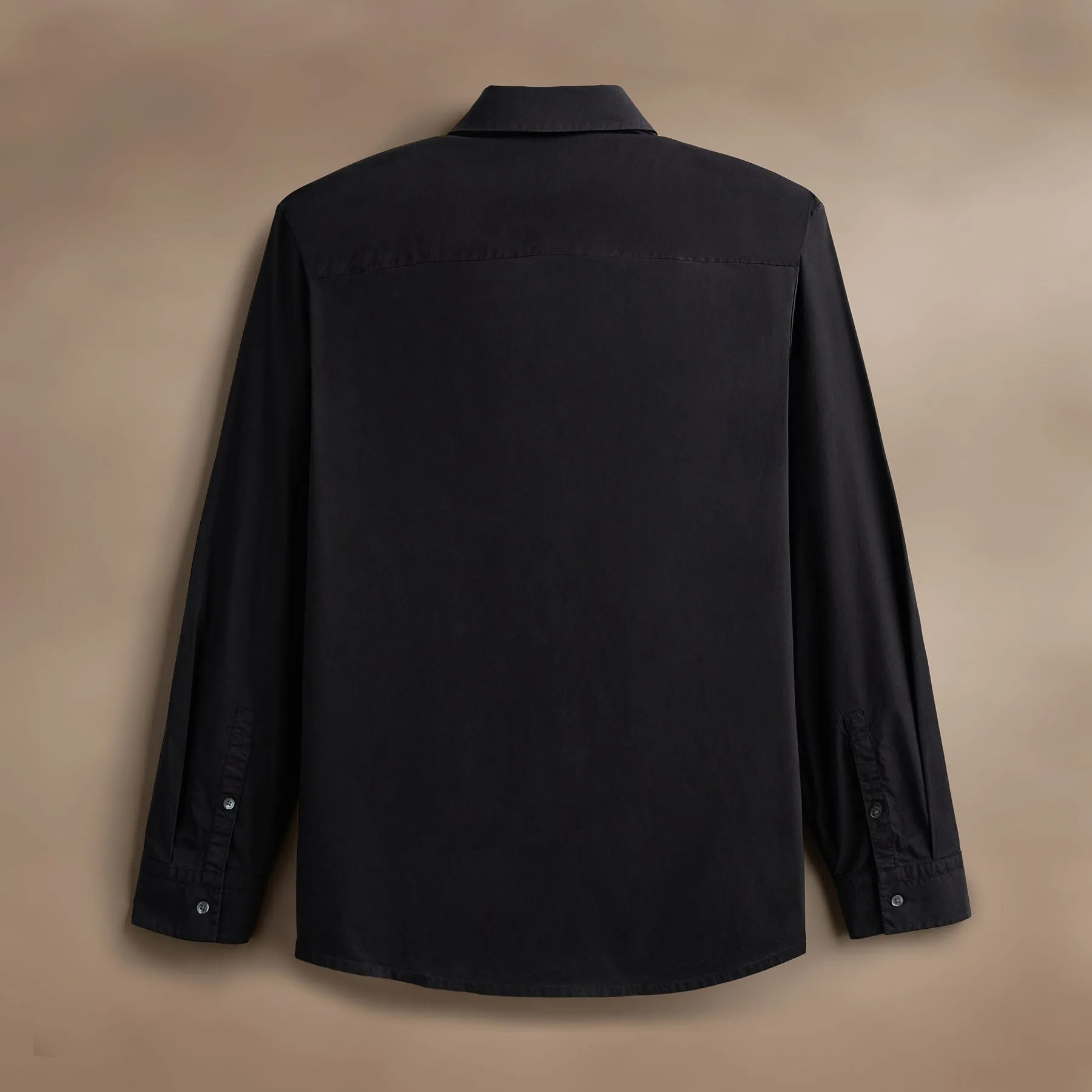 Stretch Poplin Shirt - Black sold by James Perse product image thumbnail 3