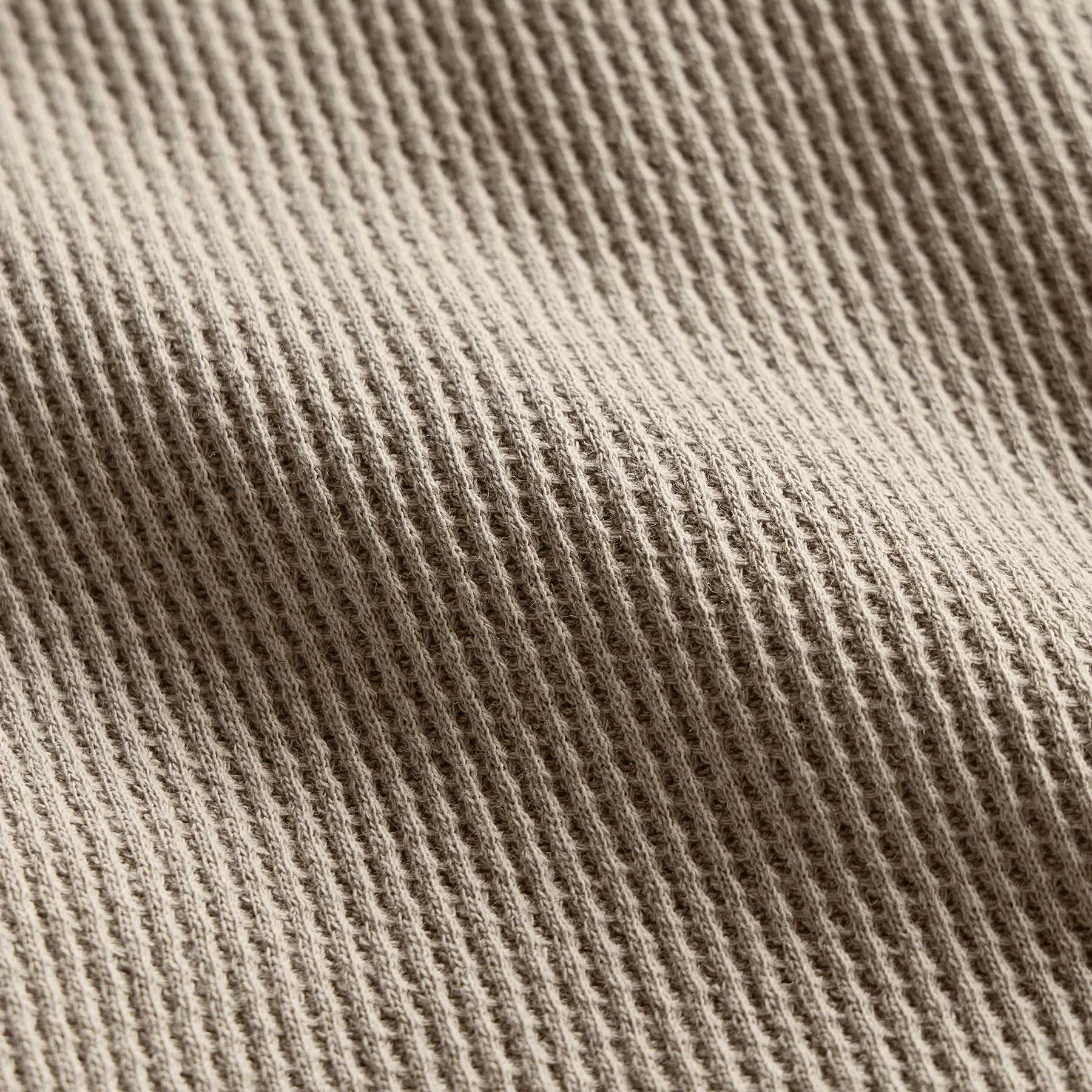 Cotton Linen Waffle Henley - Overcast sold by James Perse product image thumbnail 5