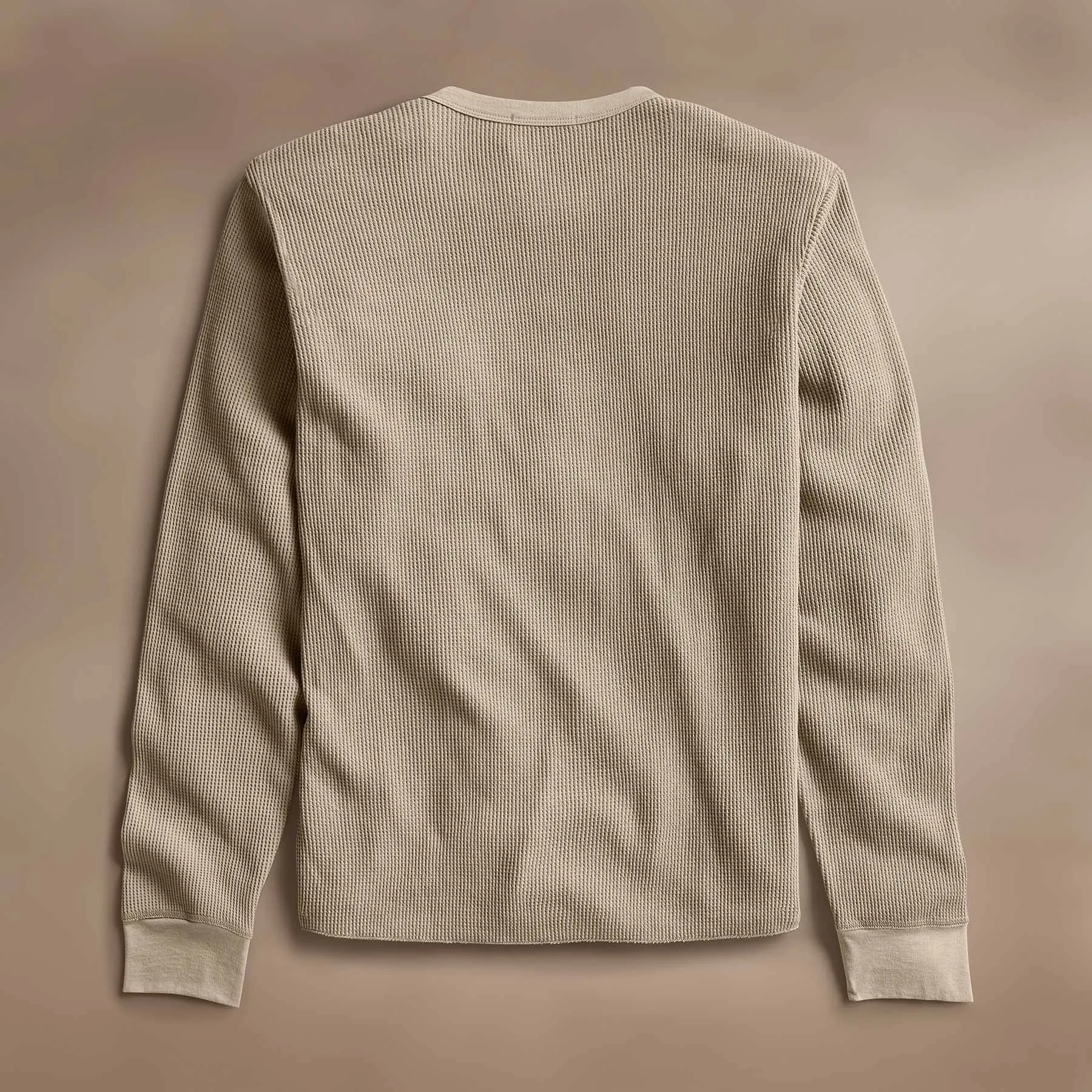 Cotton Linen Waffle Crew - Overcast sold by James Perse product image thumbnail 4