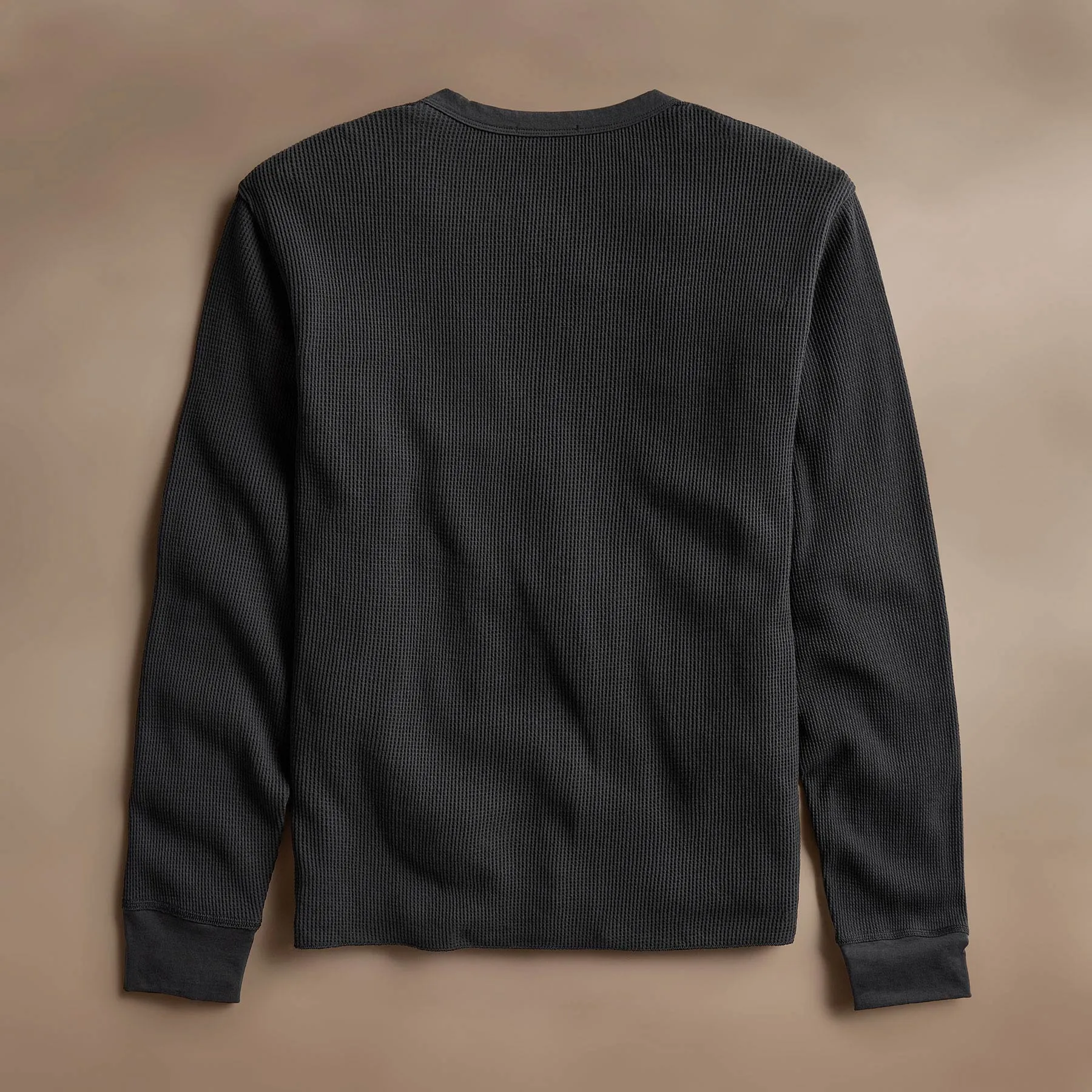 Cotton Linen Waffle Crew - Magma sold by James Perse product image thumbnail 4