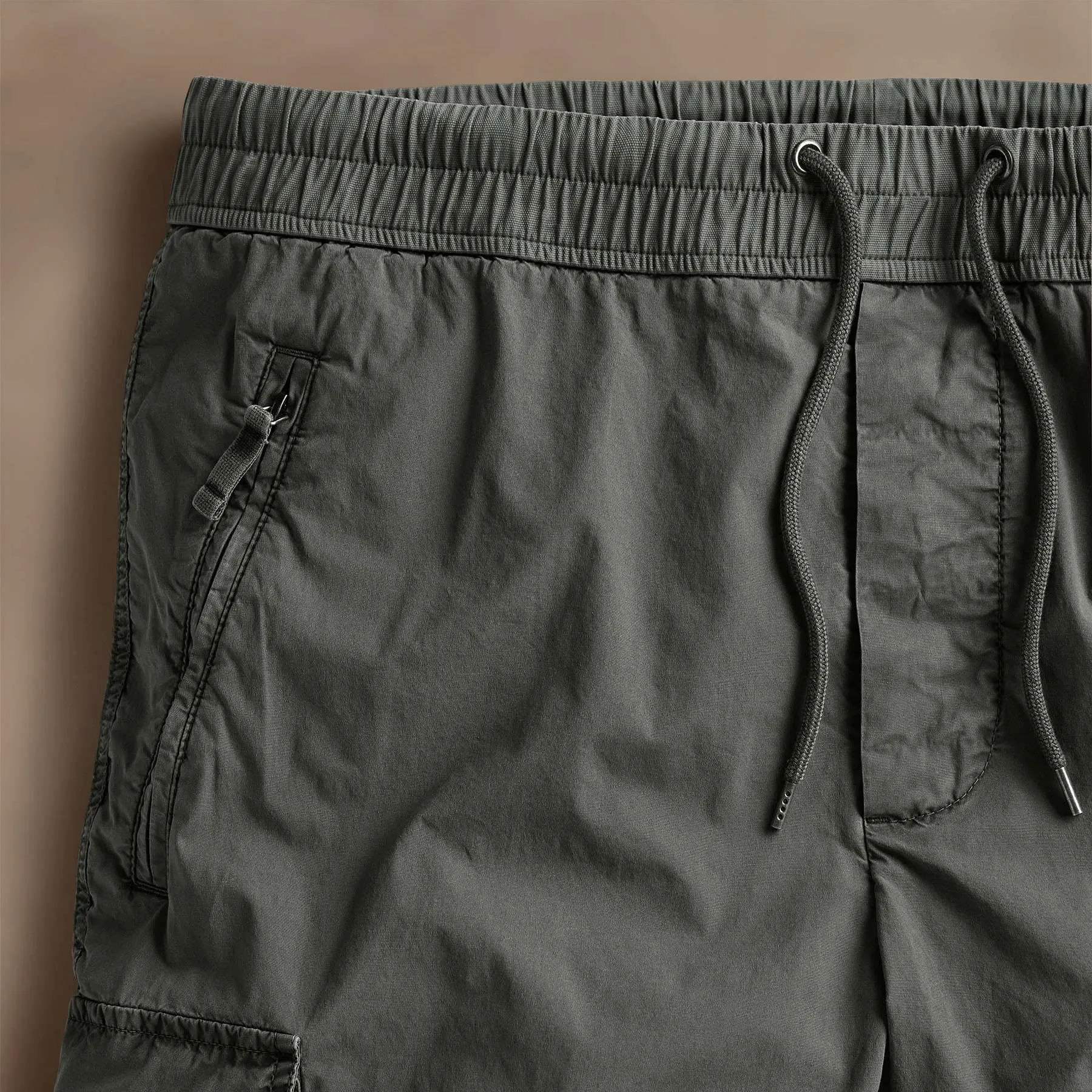 Parachute Poplin Cargo Short - Granite Pigment sold by James Perse product image thumbnail 3