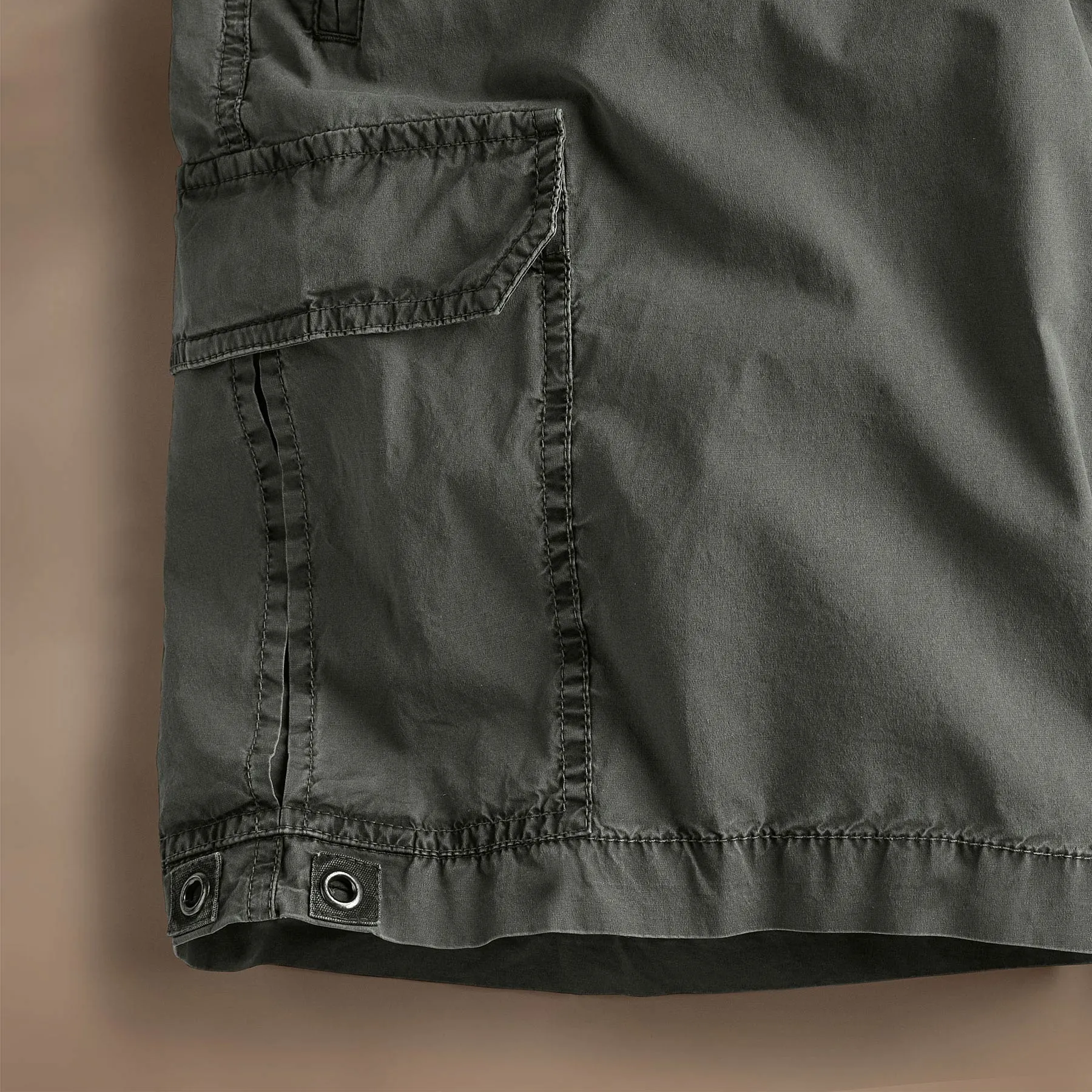 Parachute Poplin Cargo Short - Granite Pigment sold by James Perse product image thumbnail 4