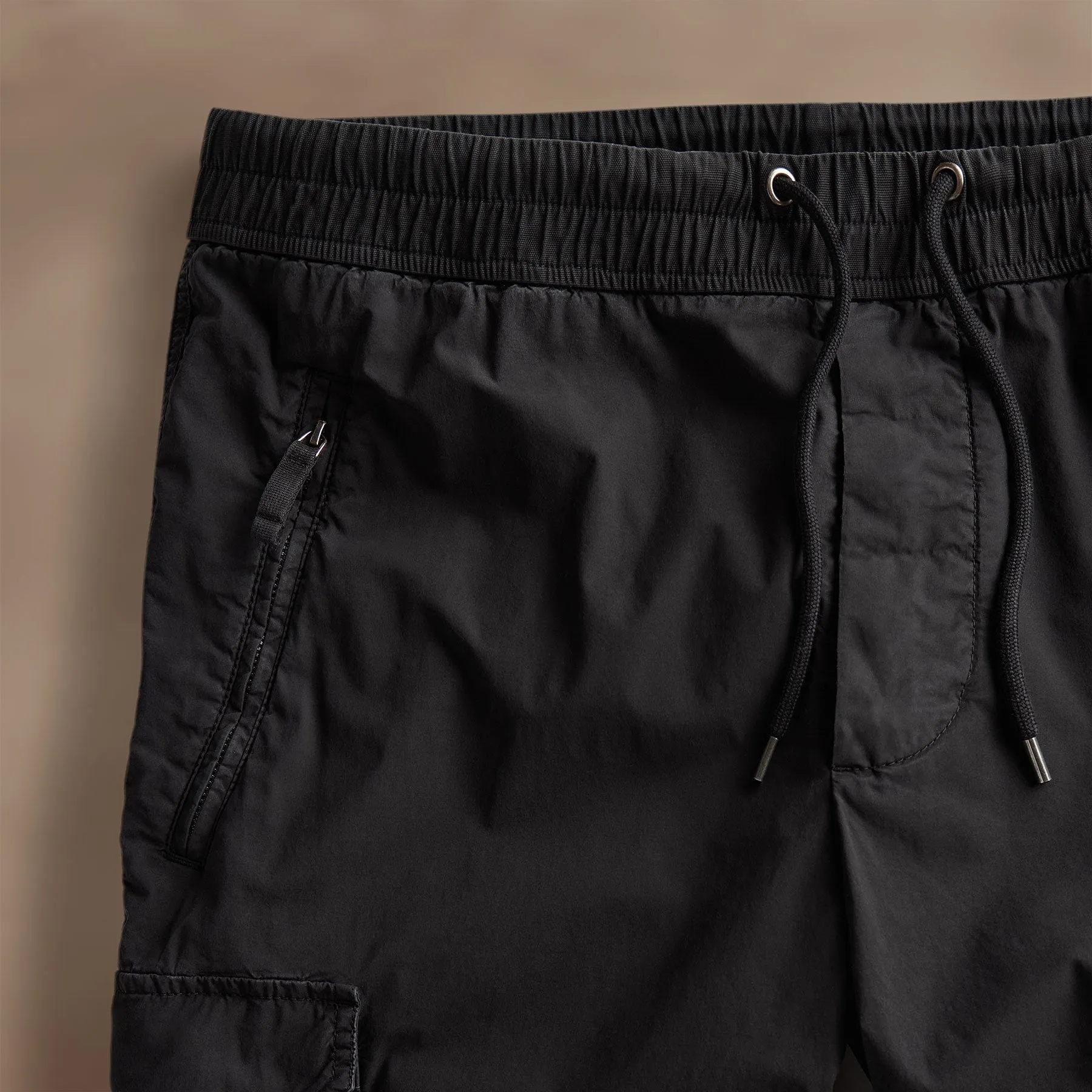 Parachute Poplin Cargo Short - Black sold by James Perse product image thumbnail 4