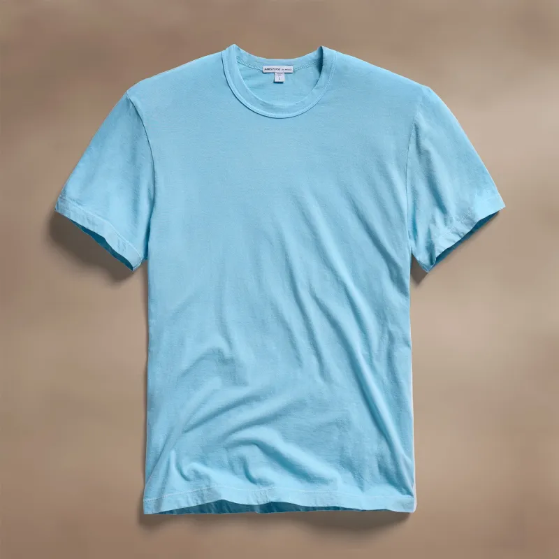 Short Sleeve Crew Neck - Skipper Pigment sold by James Perse