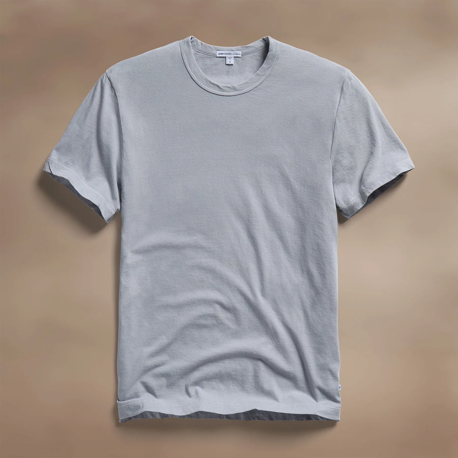 Short Sleeve Crew Neck - Grey Sky Pigment sold by James Perse
