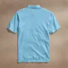 Sueded Jersey Polo - Skipper Pigment sold by James Perse