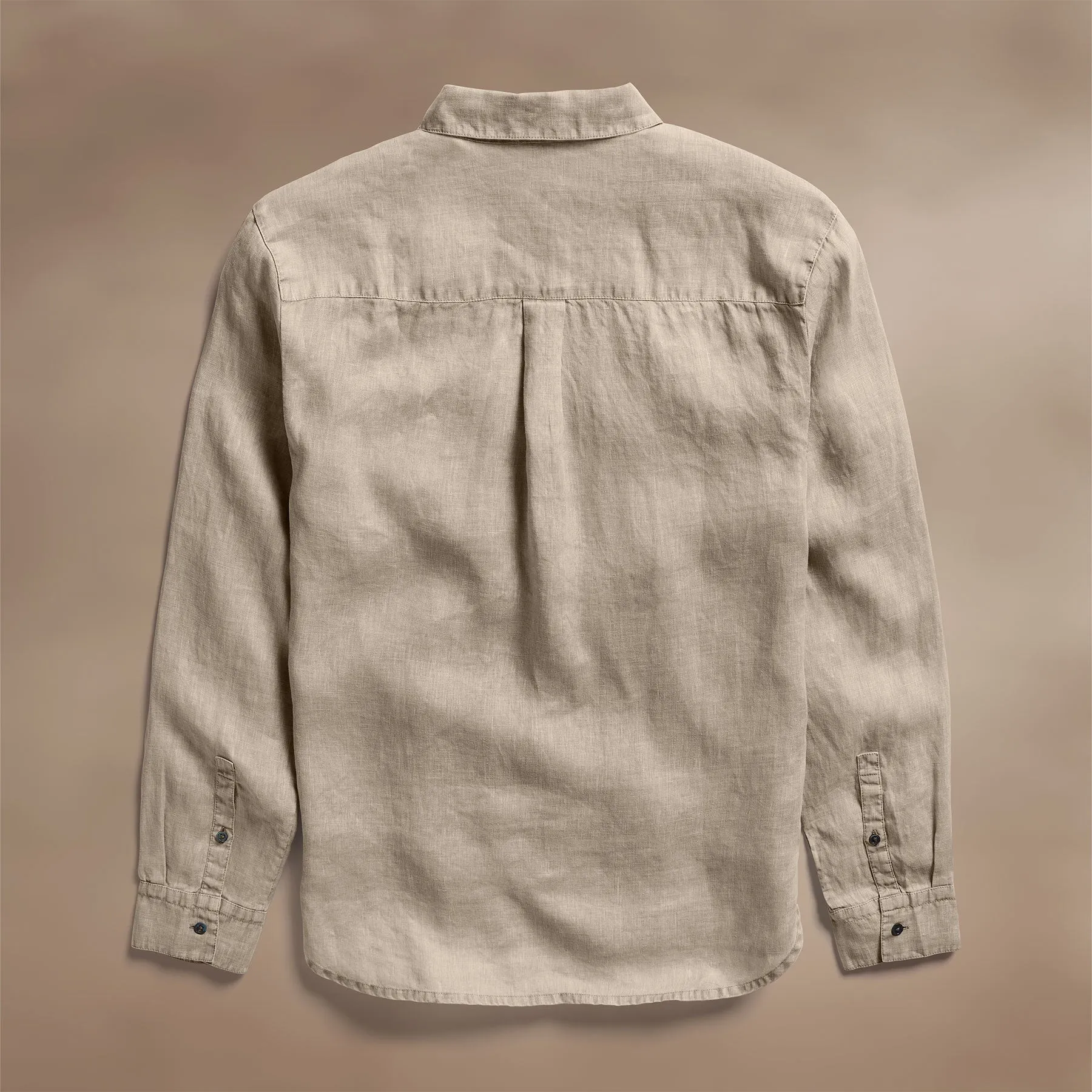 Lightweight Linen Shirt - Overcast Pigment sold by James Perse product image thumbnail 4
