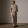 Cotton Linen Knit Crew Neck - Natural sold by James Perse
