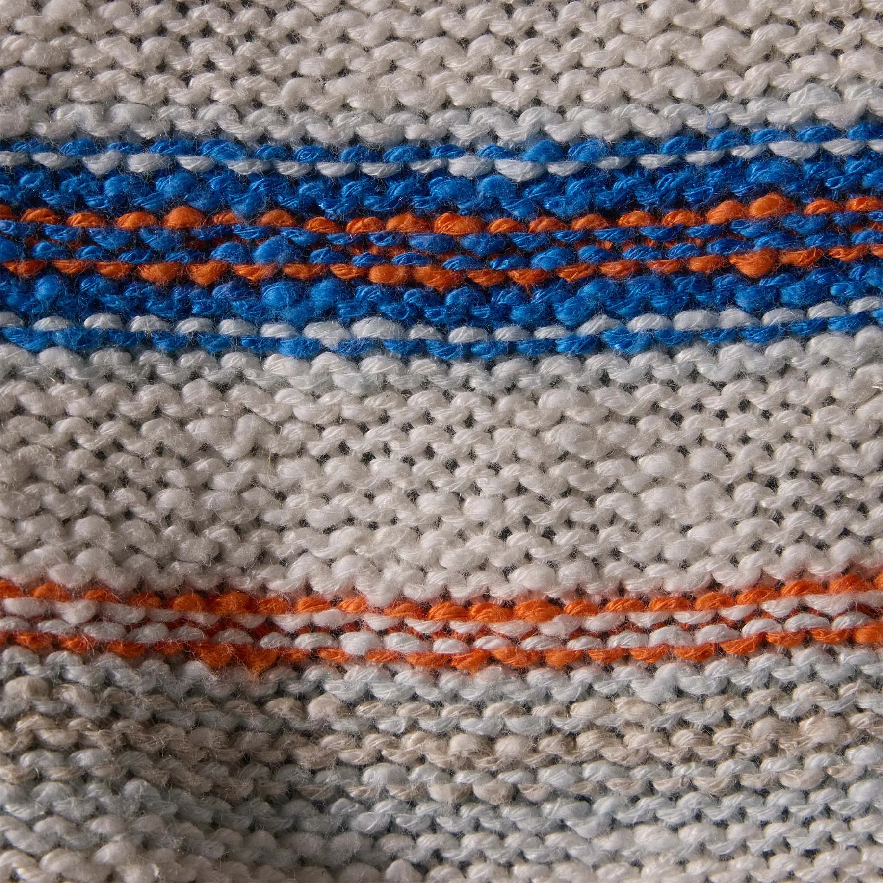 Cotton Linen Knit Stripe Sweater - Multi White sold by James Perse product image thumbnail 5