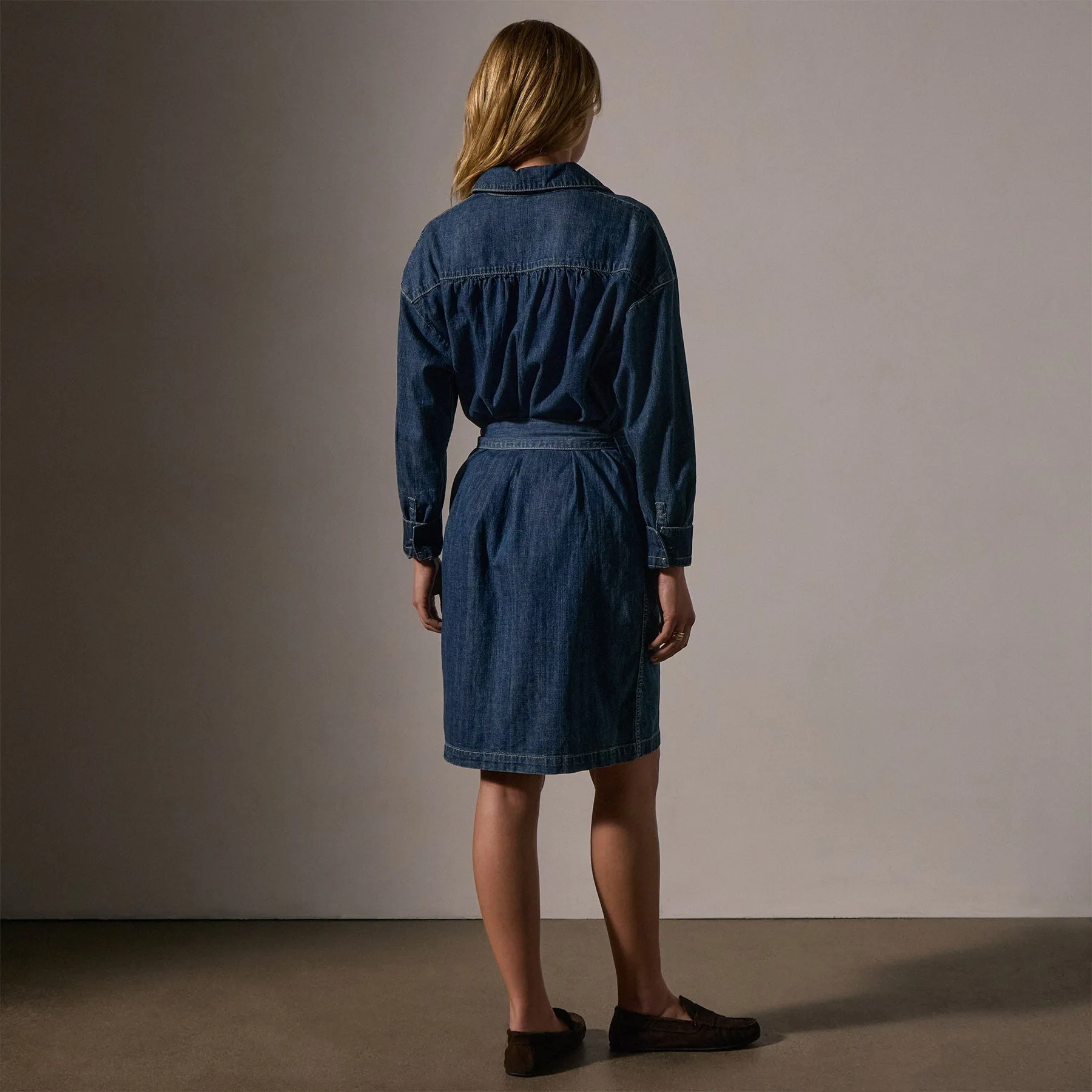 Denim Shirt Dress - Medium Wash sold by James Perse product image thumbnail 5