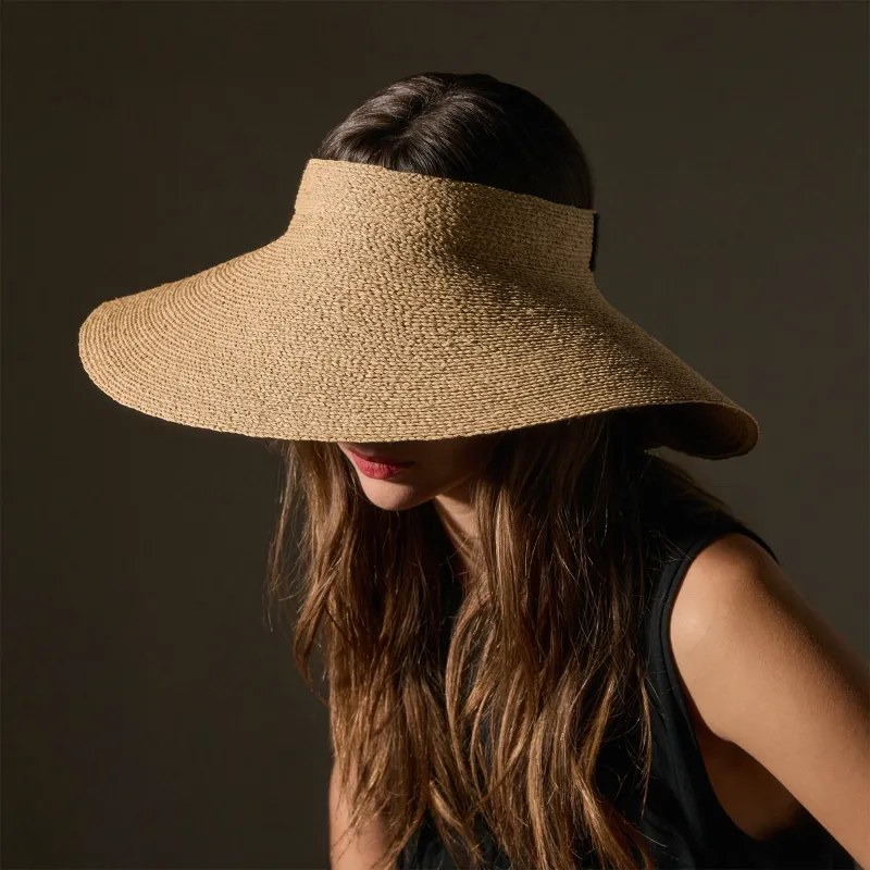 Janessa Leone Birdie Visor - Natural made by James Perse