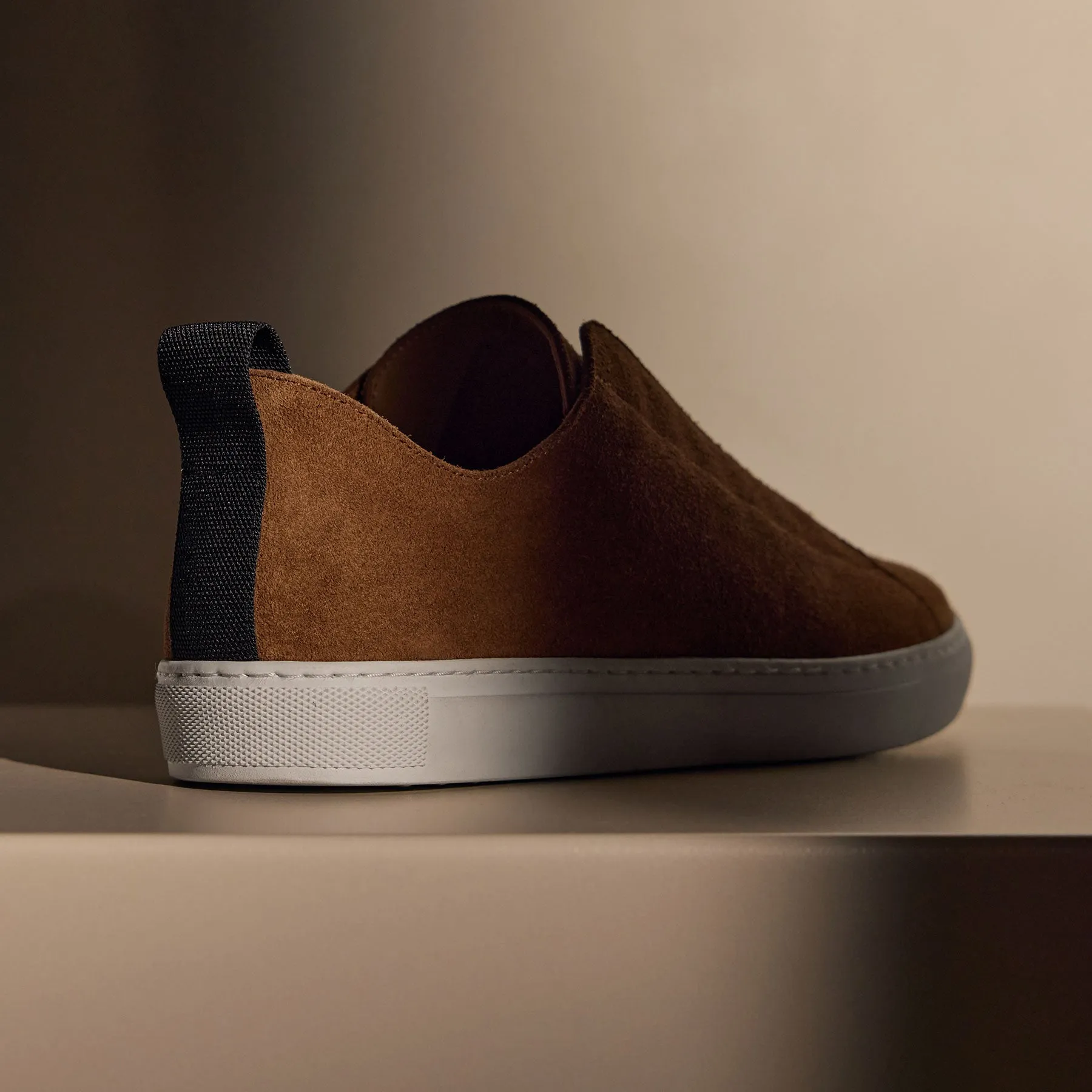 Men's Suede Solstice Sneaker - Chestnut sold by James Perse product image thumbnail 4