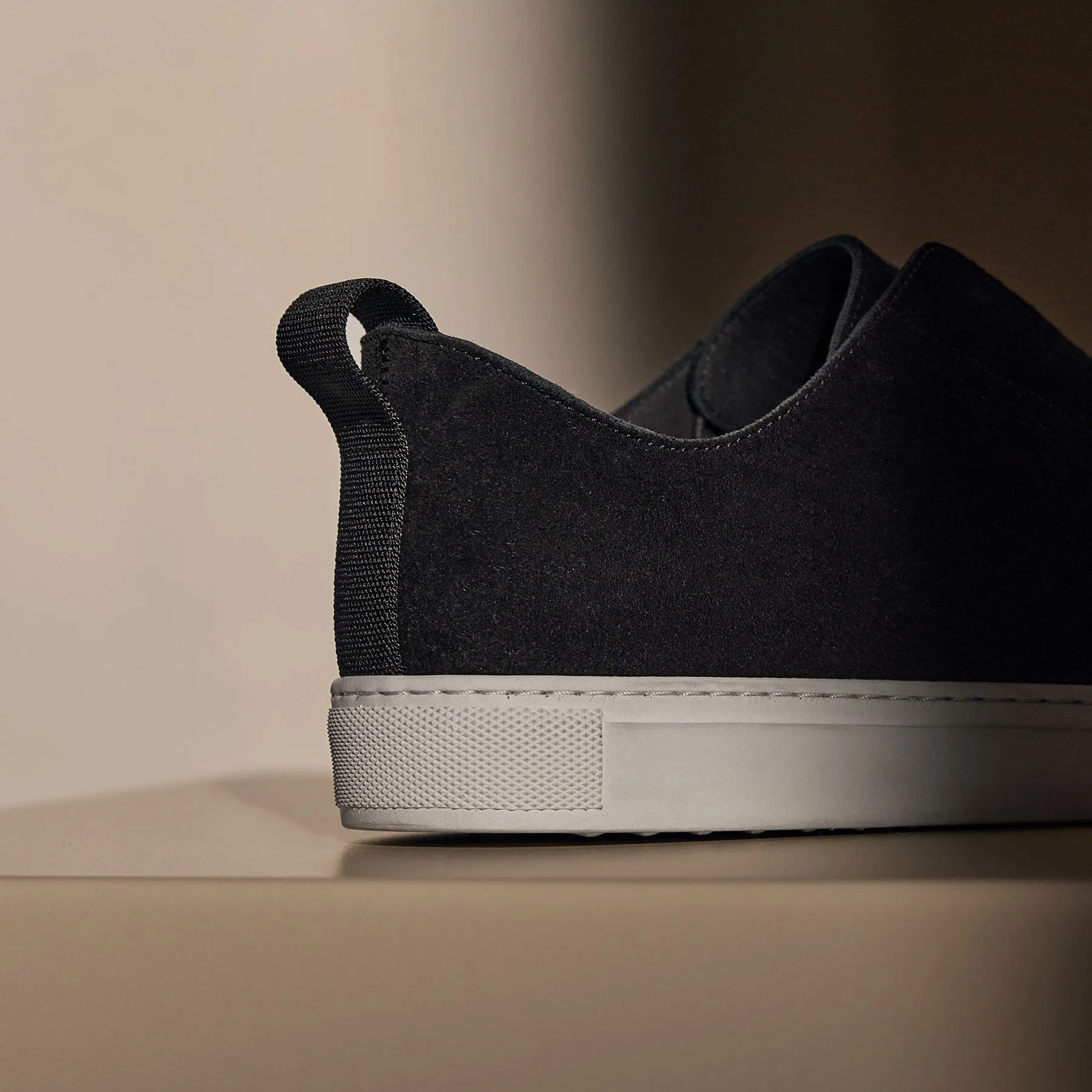 Men's Suede Solstice Sneaker - Black sold by James Perse product image thumbnail 5