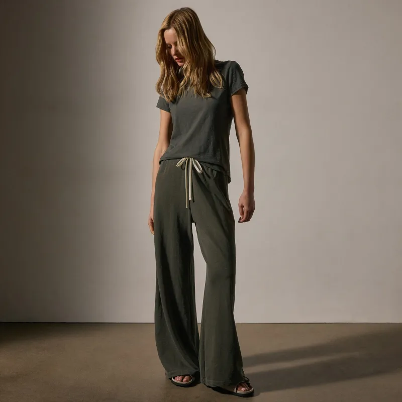 Wide Leg Sweatpant - Granite Pigment sold by James Perse