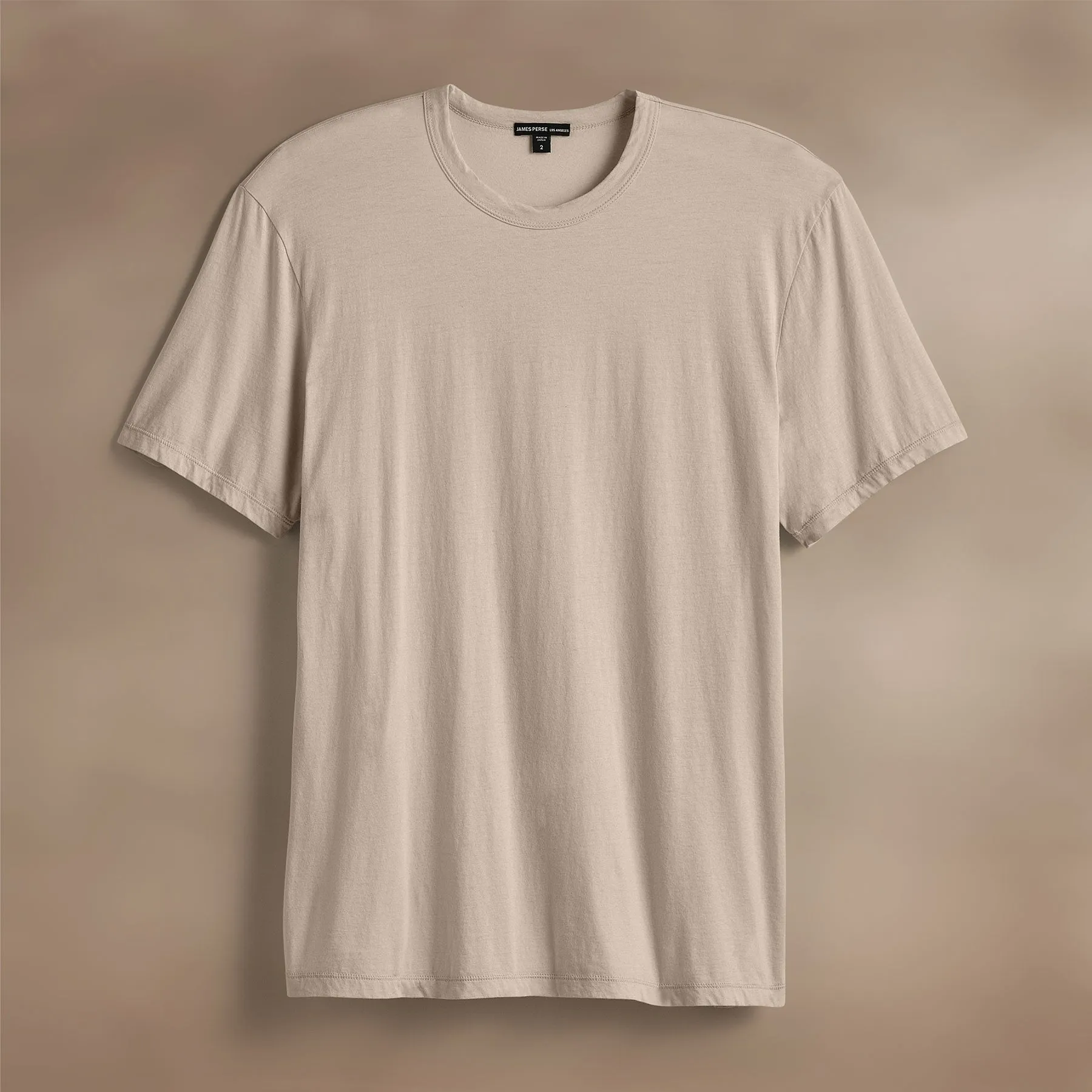 Luxe Lotus Jersey Tee - Overcast sold by James Perse