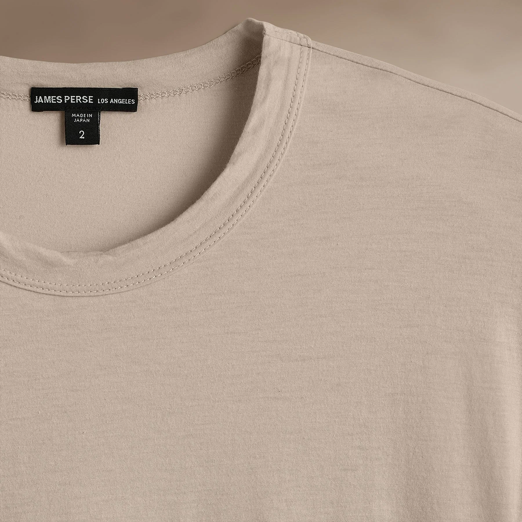 Luxe Lotus Jersey Tee - Overcast sold by James Perse product image thumbnail 3