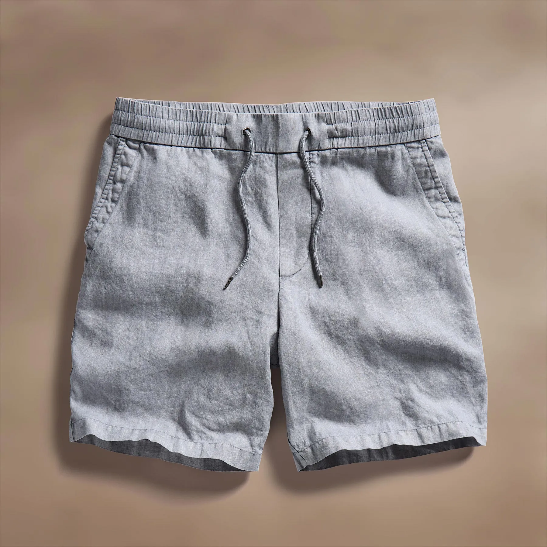 Relaxed Fit Linen Short - Grey Sky Pigment sold by James Perse