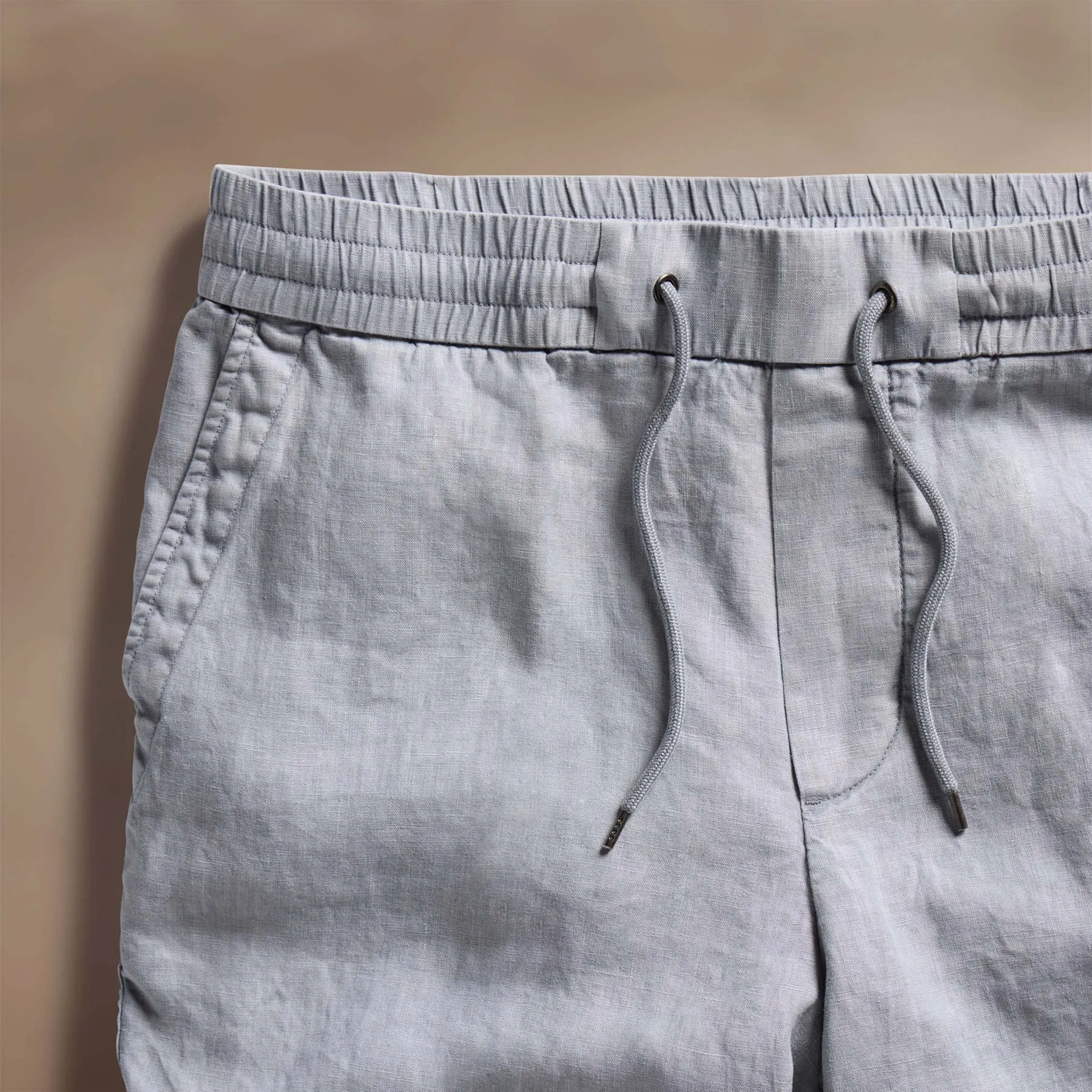 Relaxed Fit Linen Short - Grey Sky Pigment sold by James Perse product image thumbnail 3
