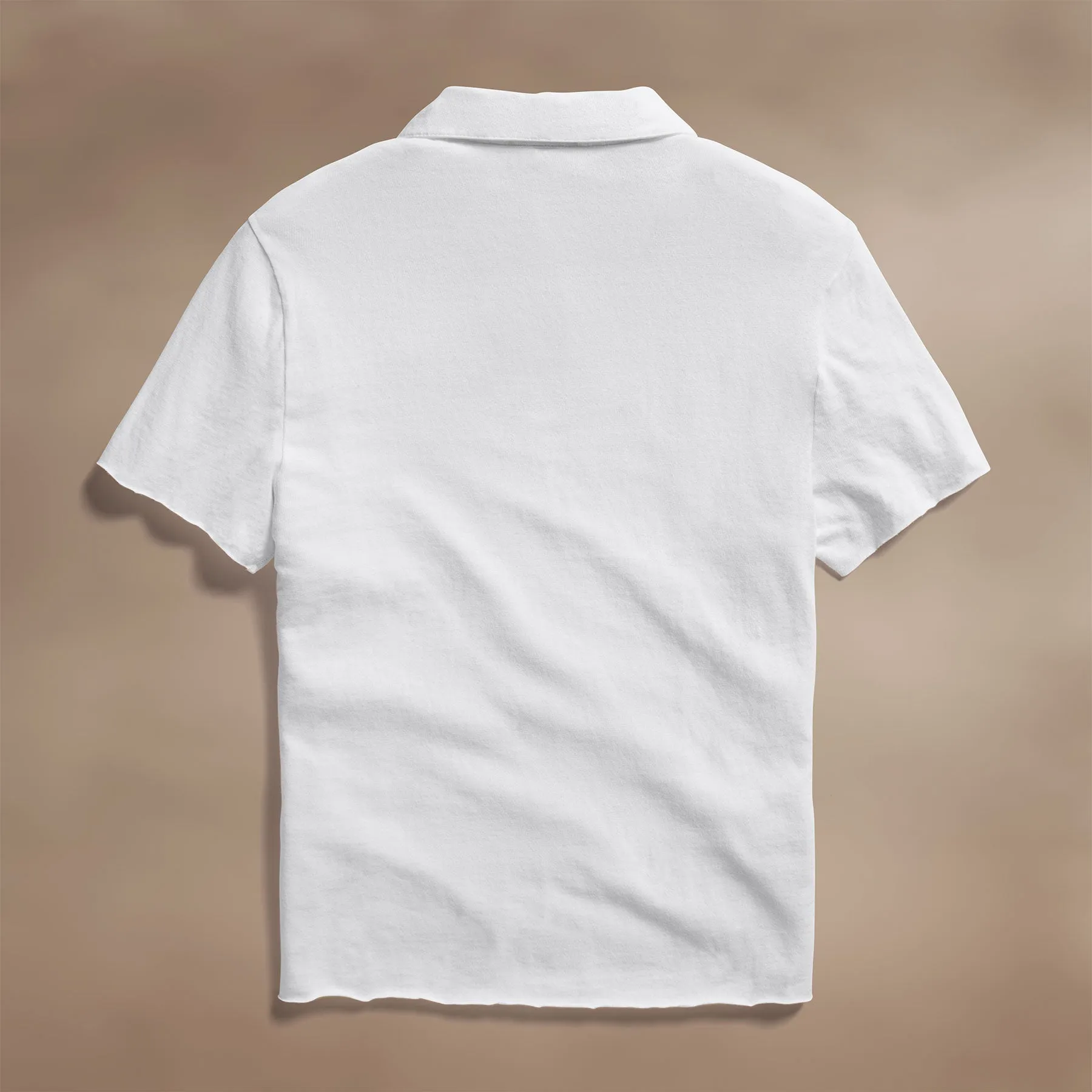 Slub Jersey Polo - White sold by James Perse product image thumbnail 4