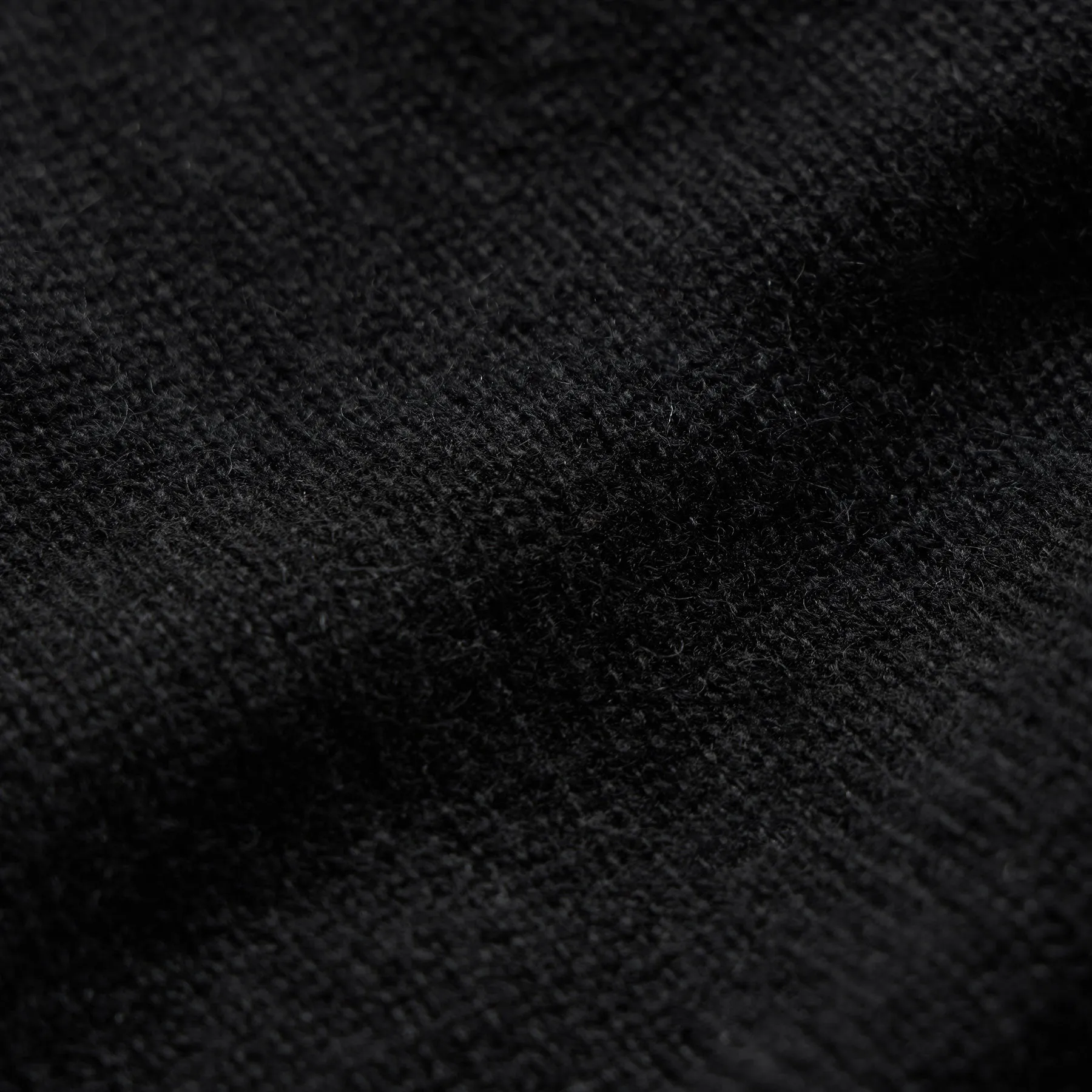 Soft Featherweight Cashmere V Neck - Black sold by James Perse product image thumbnail 5