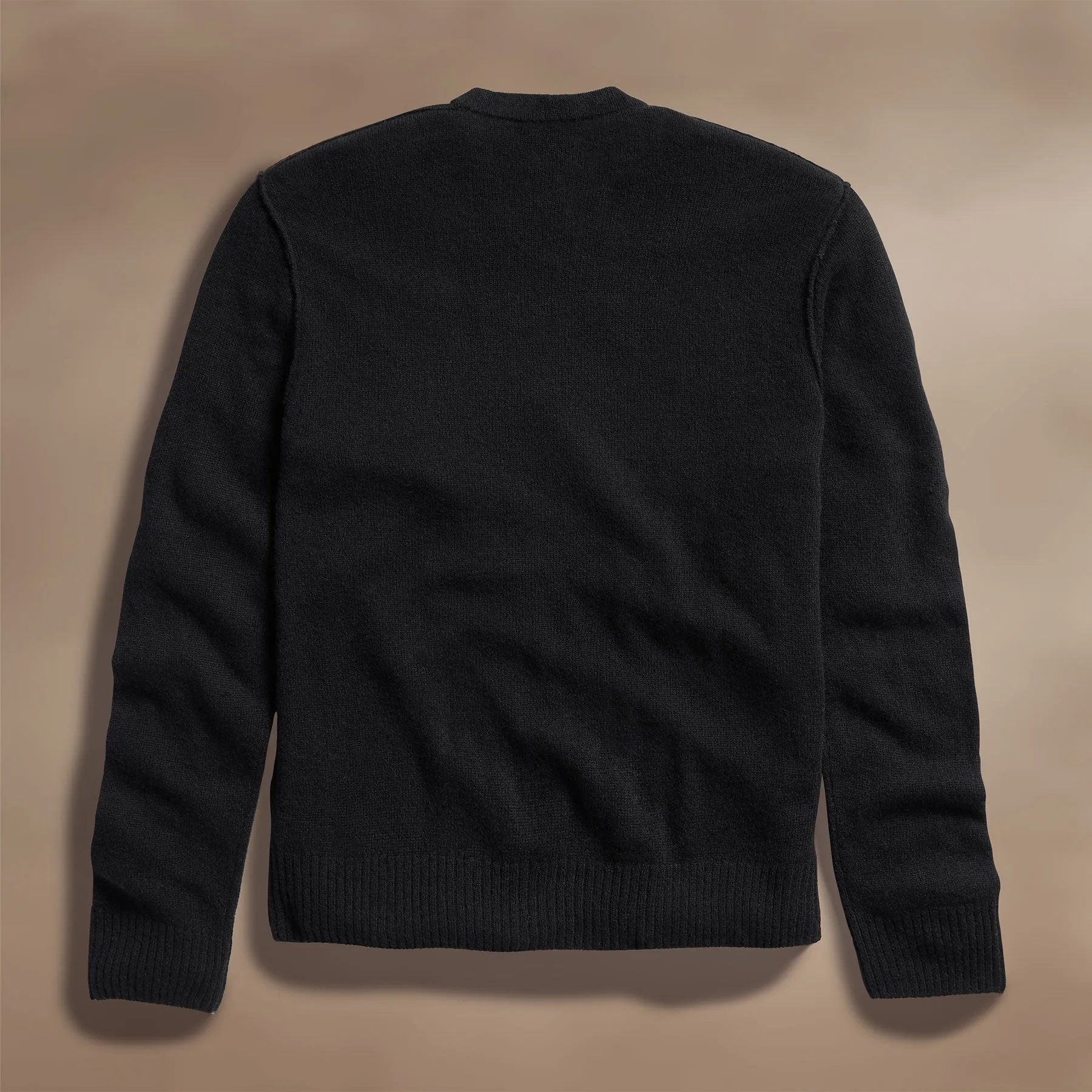 Soft Featherweight Cashmere V Neck - Black sold by James Perse product image thumbnail 4