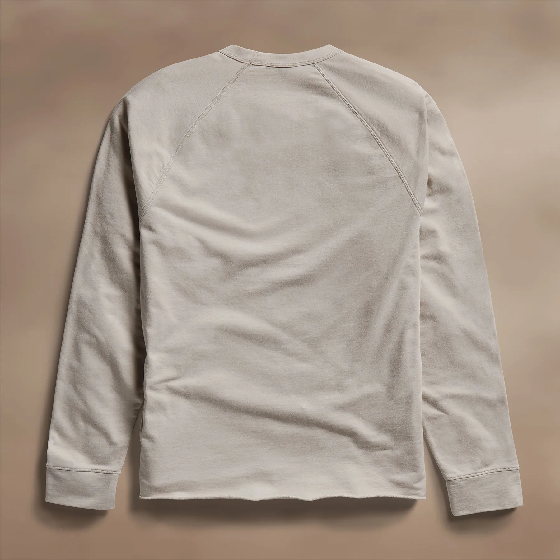 Fine French Terry Raglan Crew - Salt sold by James Perse product image thumbnail 4