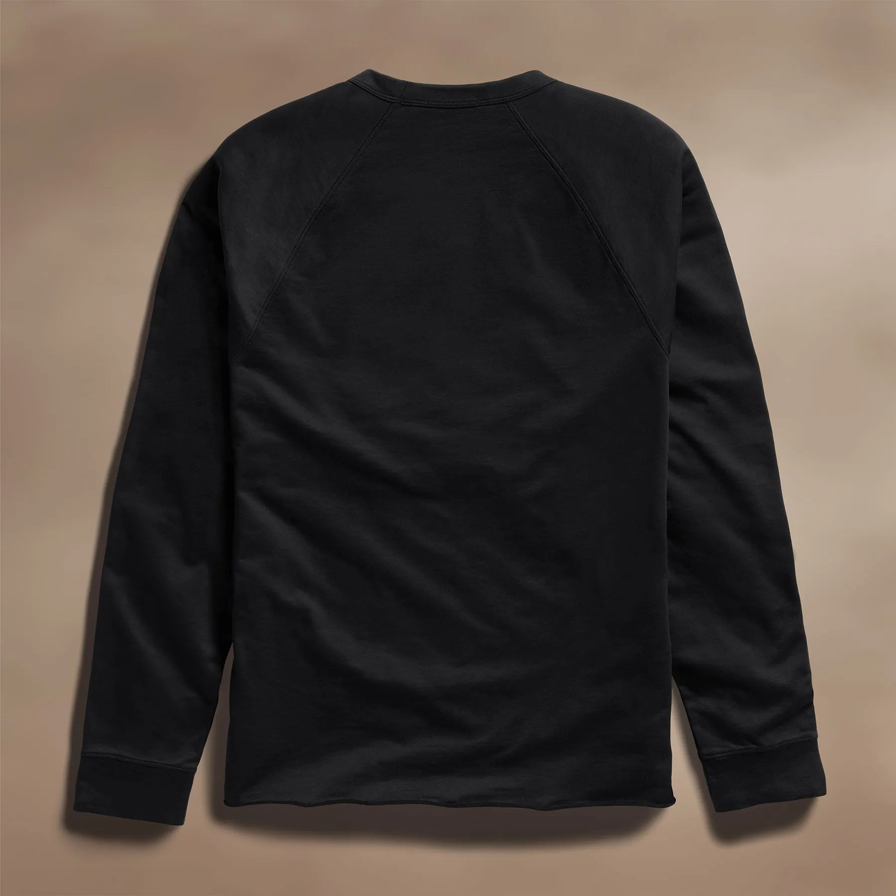 Fine French Terry Raglan Crew - Black sold by James Perse product image thumbnail 4