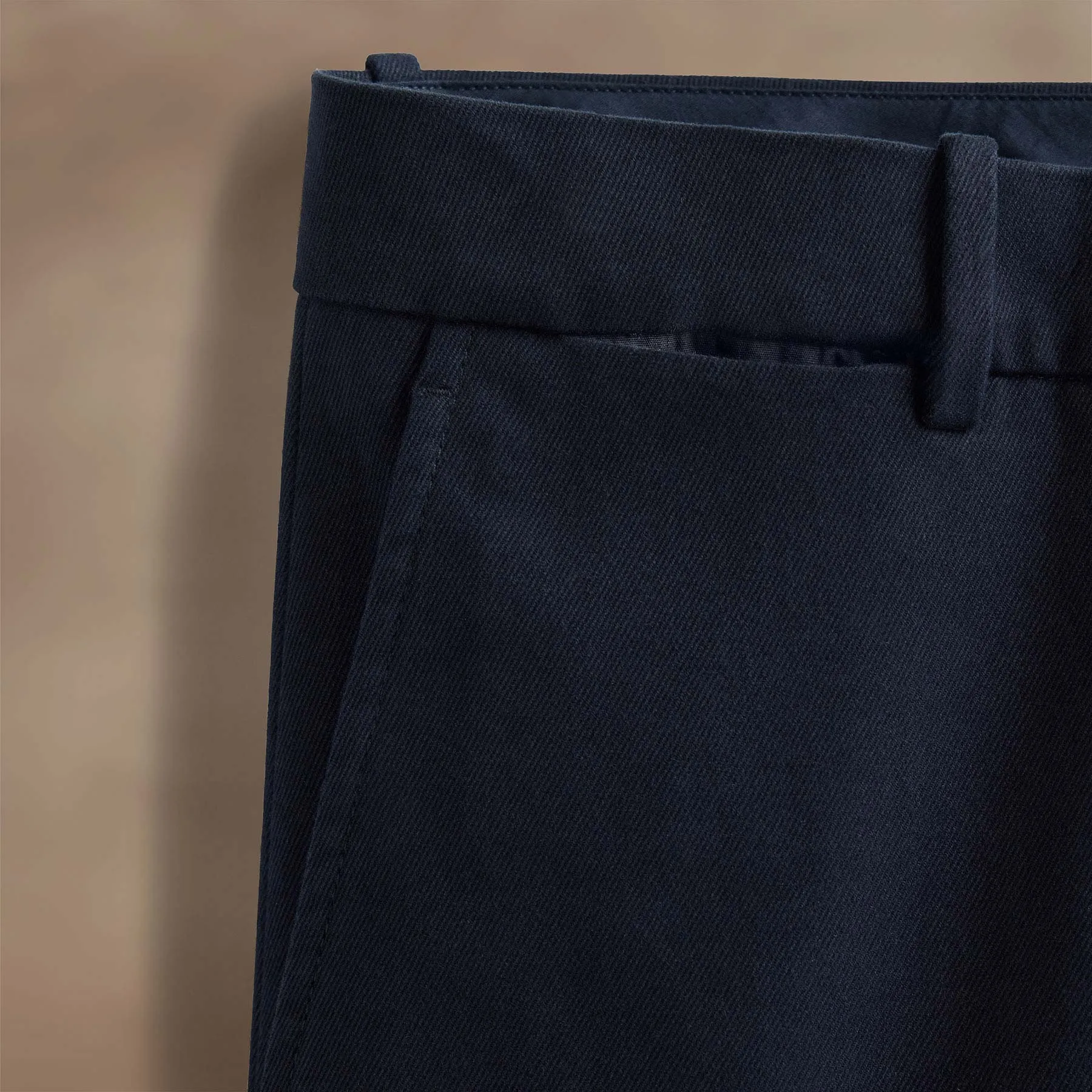 Cashmere Touch Twill Trouser - Classic Navy sold by James Perse product image thumbnail 4