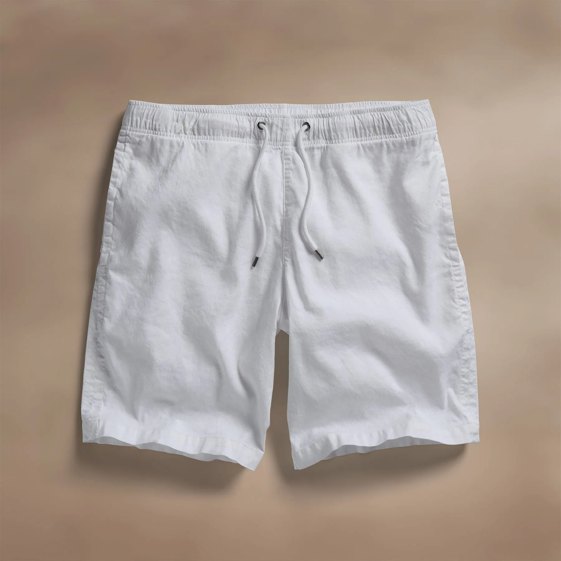 Linen Blend Jogger Short - White sold by James Perse