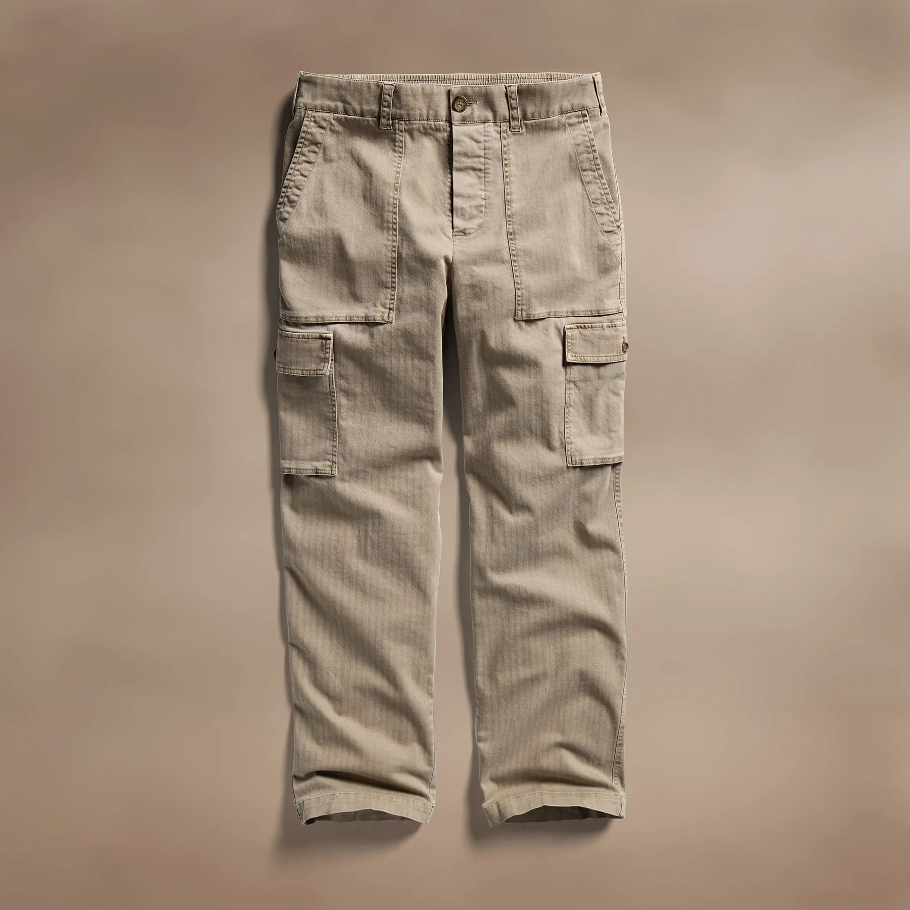 Stretch Herringbone Utility Pant - Overcast Pigment sold by James Perse