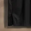 Oversized Stretch Poplin Short Sleeve Shirt - Black sold by James Perse