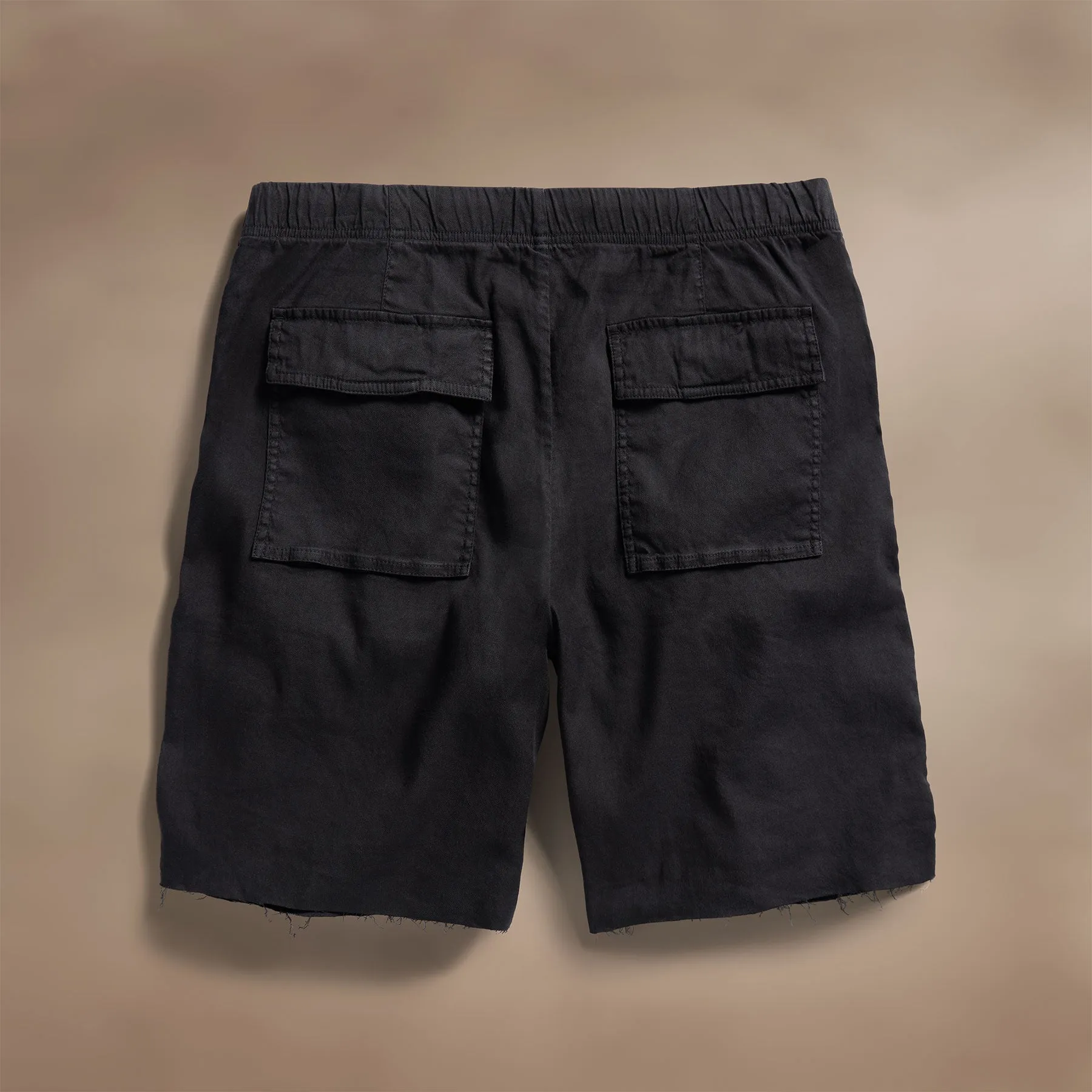 Linen Blend Utility Short - Black sold by James Perse product image thumbnail 5