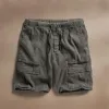 Linen Blend Utility Short - Granite Pigment sold by James Perse