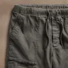 Linen Blend Utility Short - Granite Pigment sold by James Perse