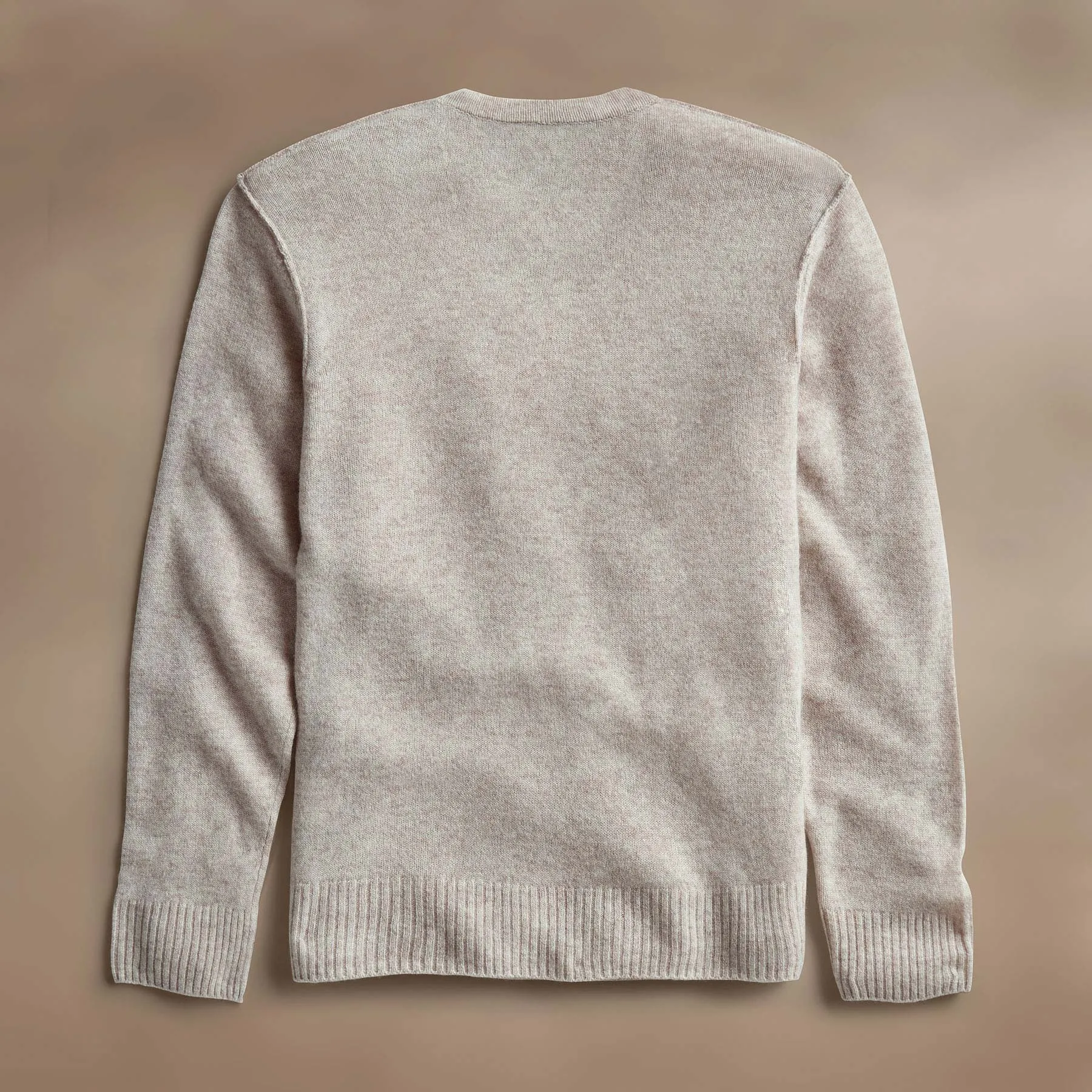 Soft Featherweight Cashmere V Neck - Light Beige sold by James Perse product image thumbnail 4
