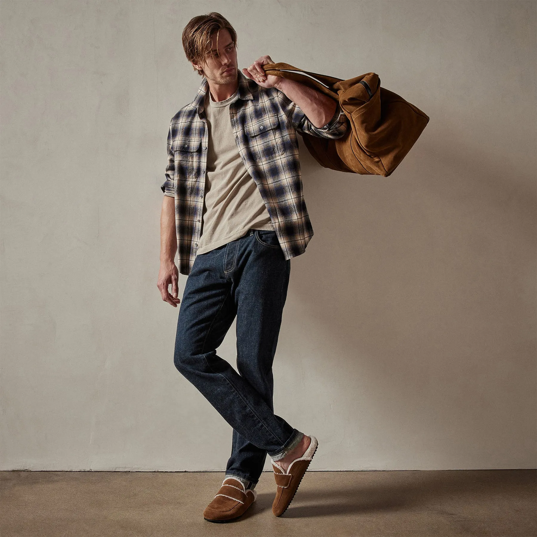 Short Sleeve Crew Neck - Toast Pigment sold by James Perse product image thumbnail 2