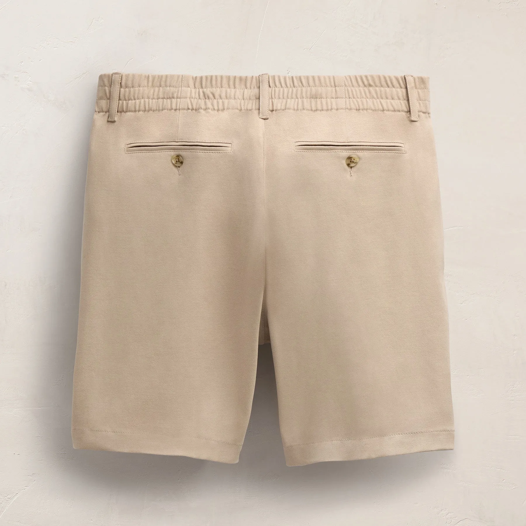 Oversized Pleated Shorts - Light Khaki sold by James Perse product image thumbnail 2