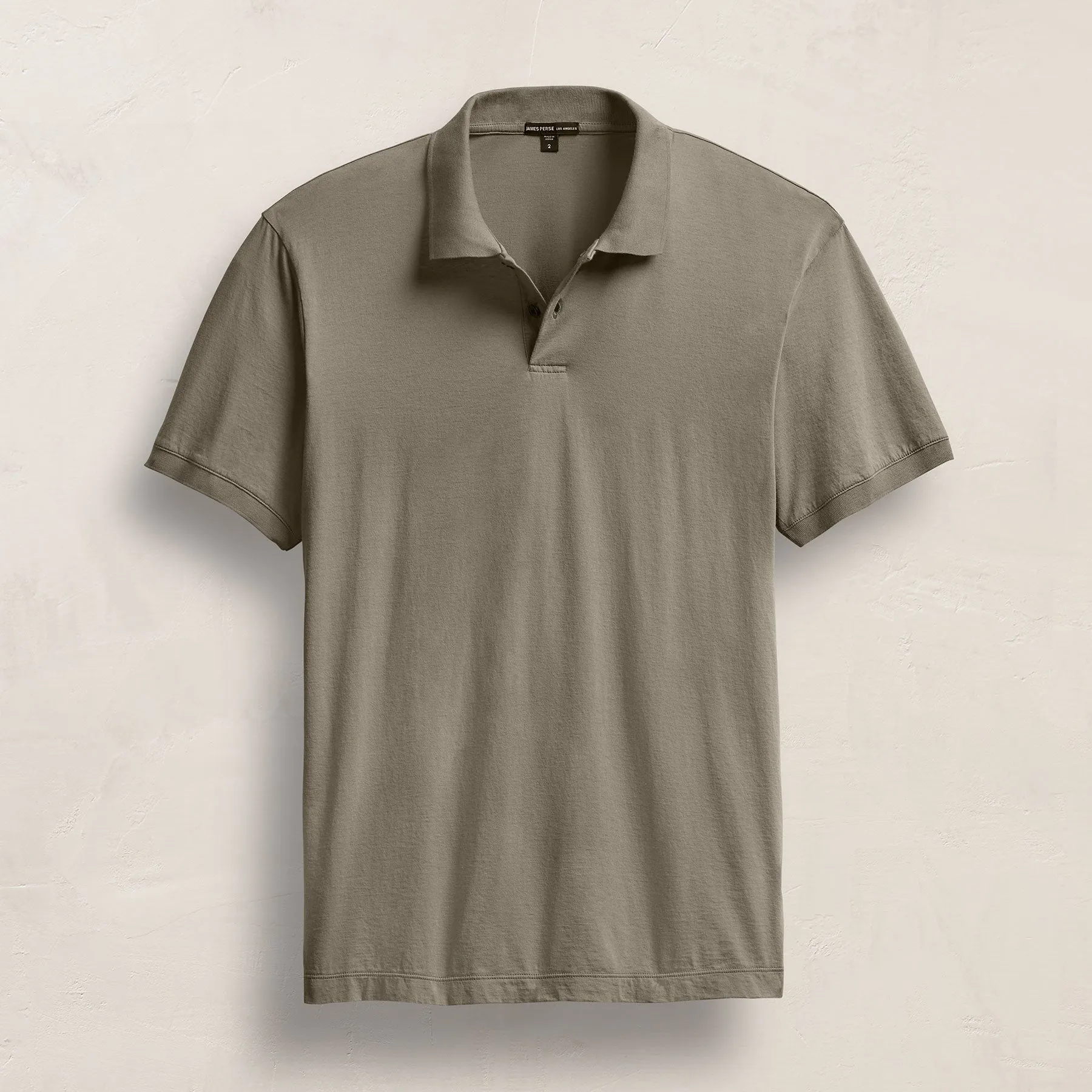 Luxe Lotus Jersey Polo - Birch sold by James Perse