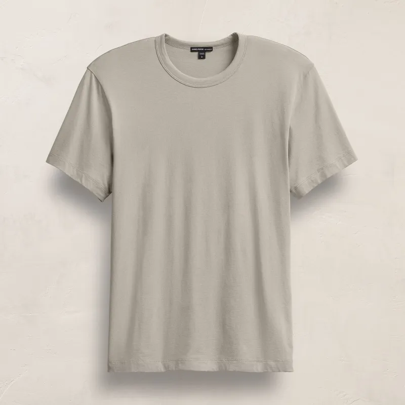 Brushed Lotus Crew - Concrete sold by James Perse