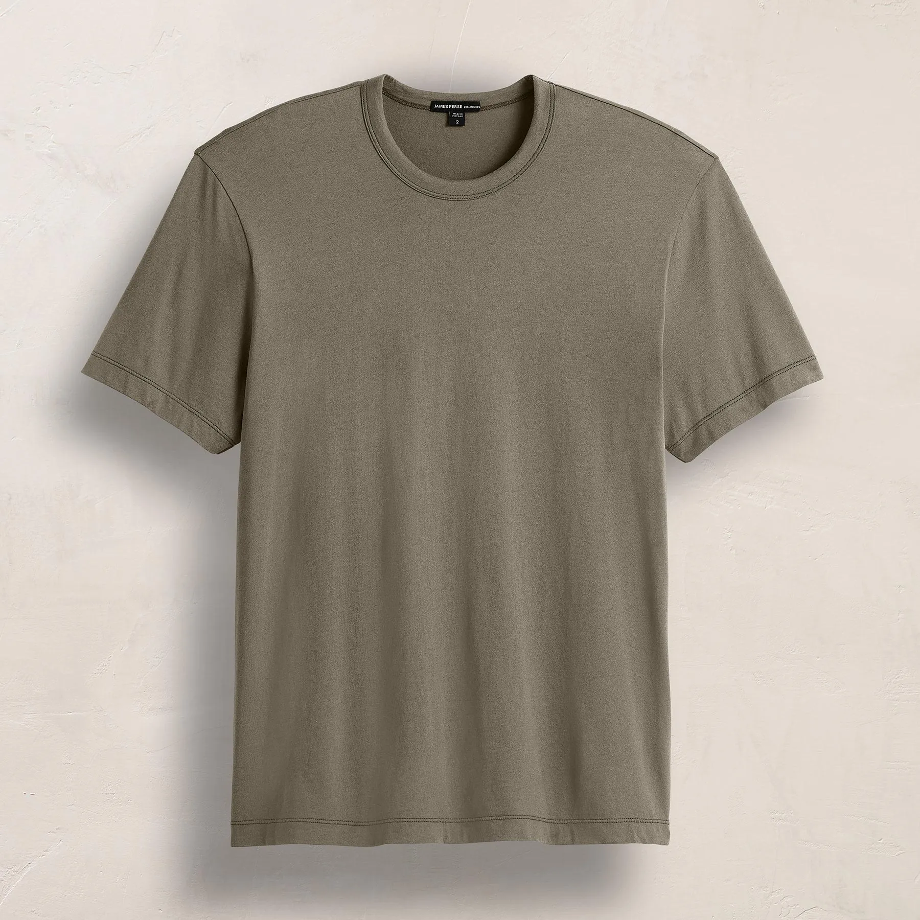 Brushed Lotus Crew - Birch sold by James Perse