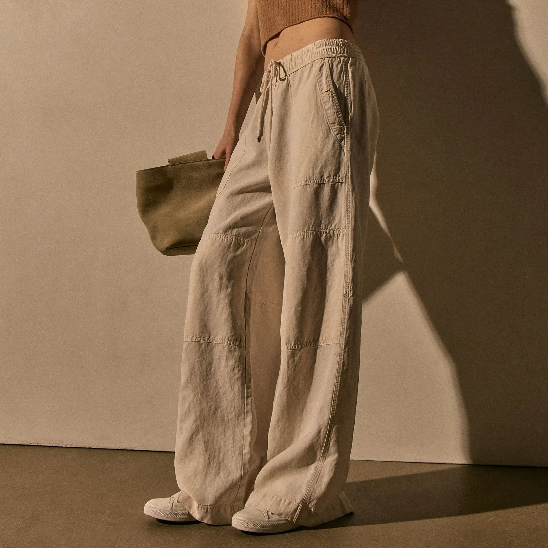 Lightweight Utility Pant - Alabaster Pigment sold by James Perse product image thumbnail 2