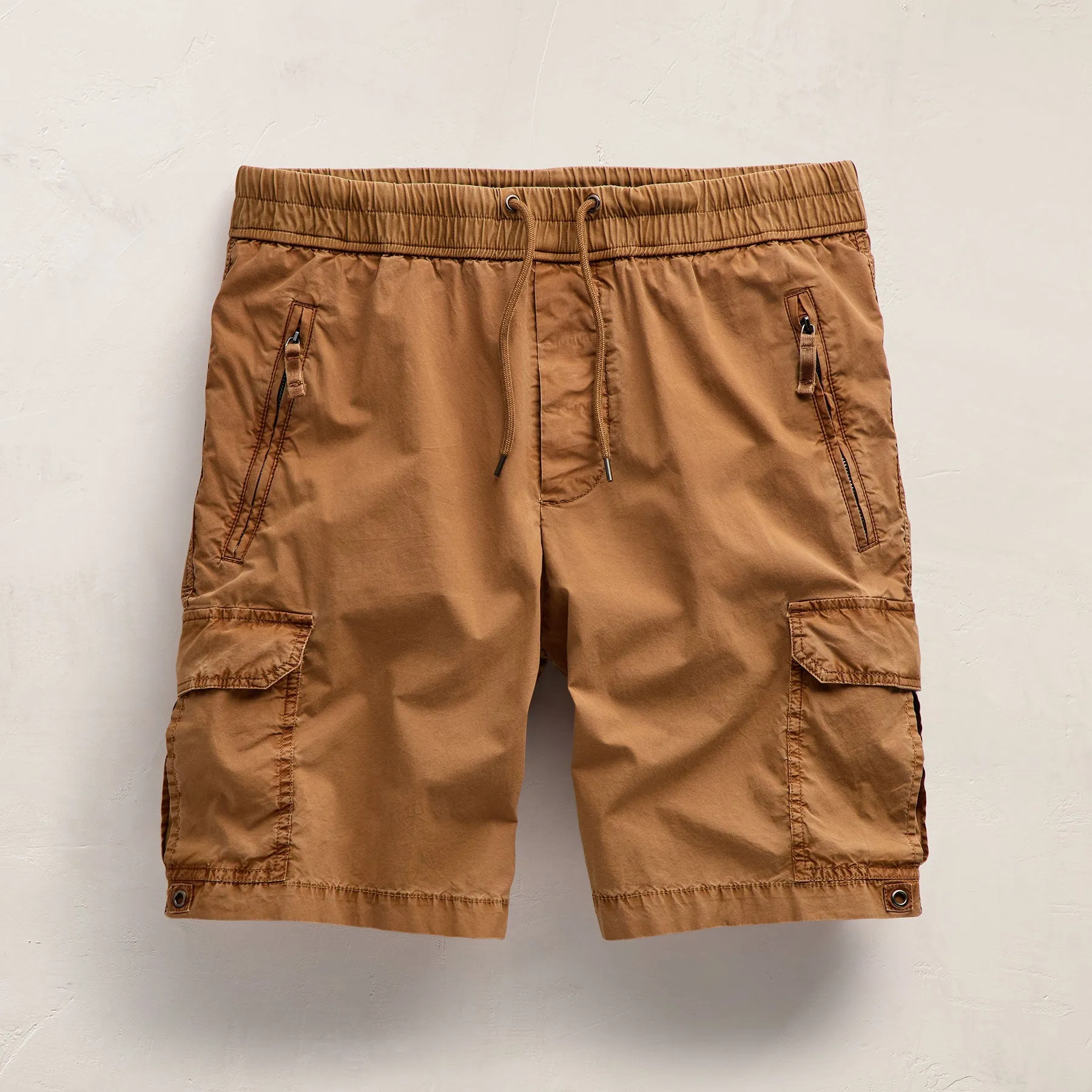 Parachute Poplin Cargo Short - Whiskey Pigment sold by James Perse
