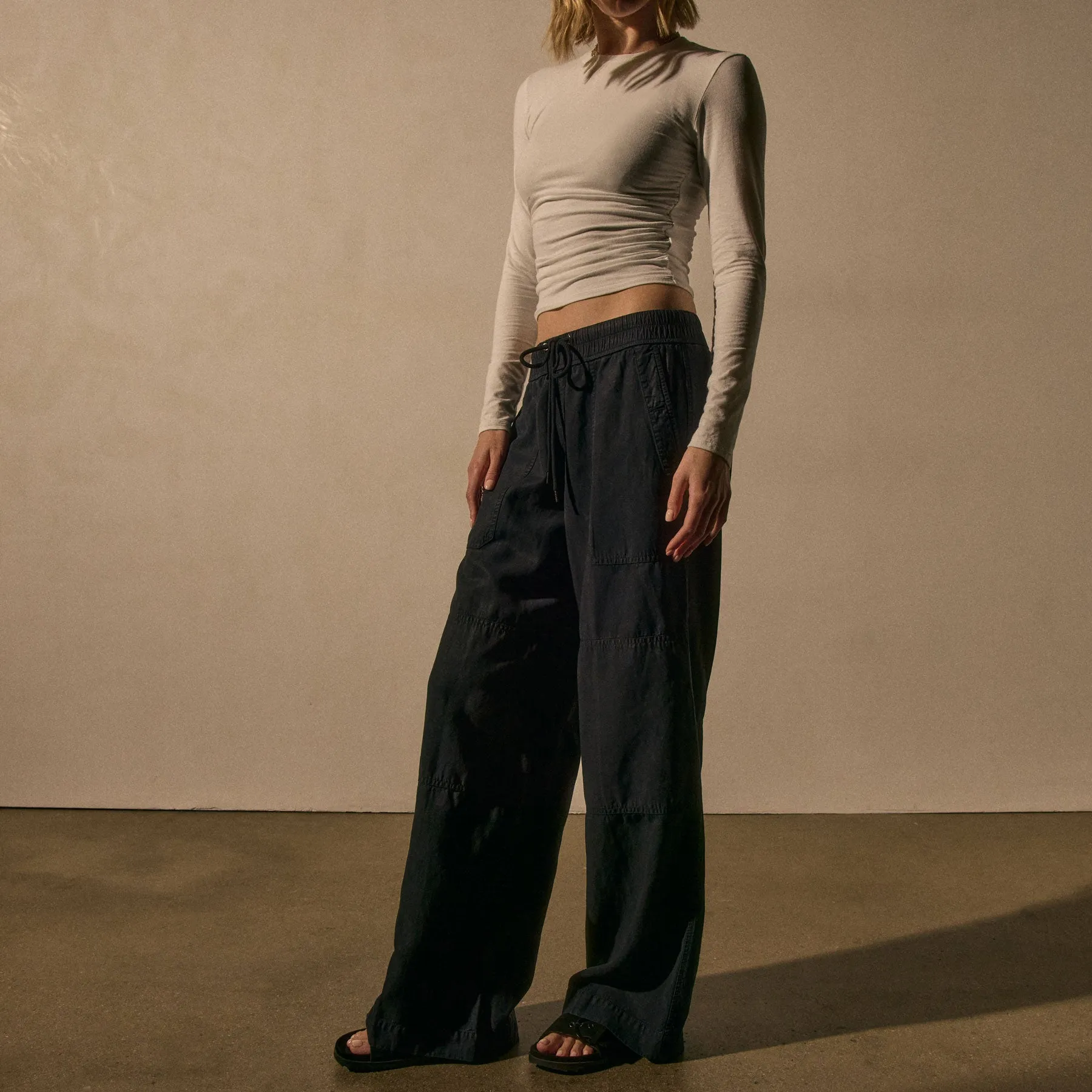 Lightweight Utility Pant - Classic Navy sold by James Perse product image thumbnail 3