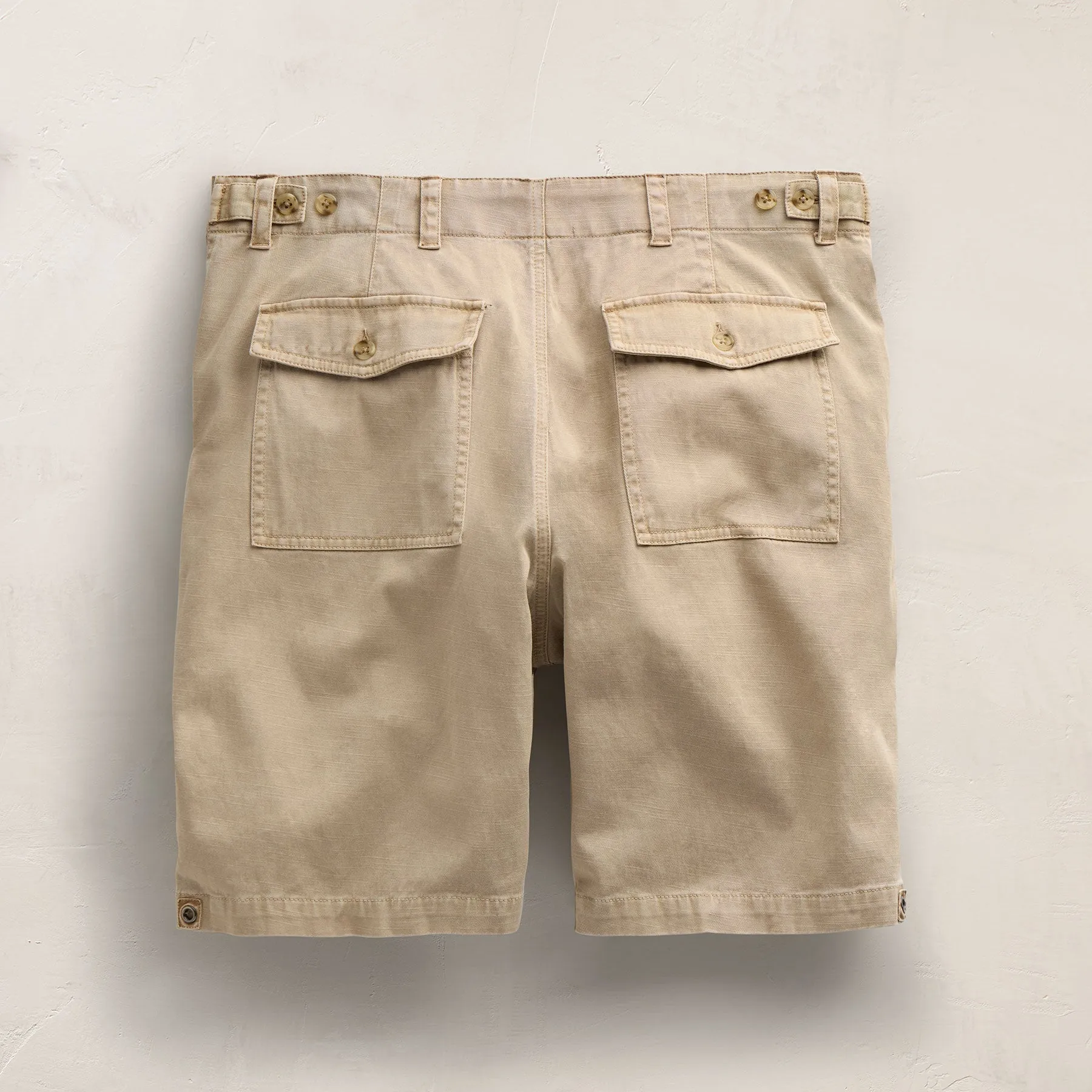 Slub Cotton Utility Flight Short - Light Khaki Pigment sold by James Perse product image thumbnail 2