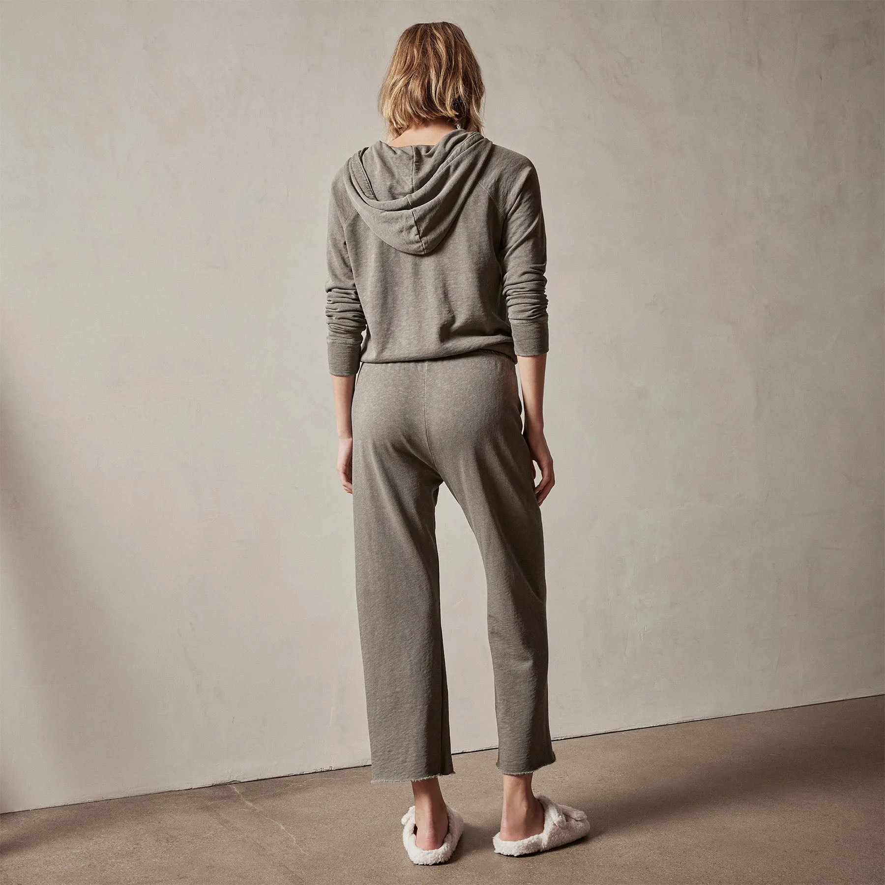 Vintage French Terry Cutoff Sweatpant - Burro Pigment sold by James Perse product image thumbnail 5