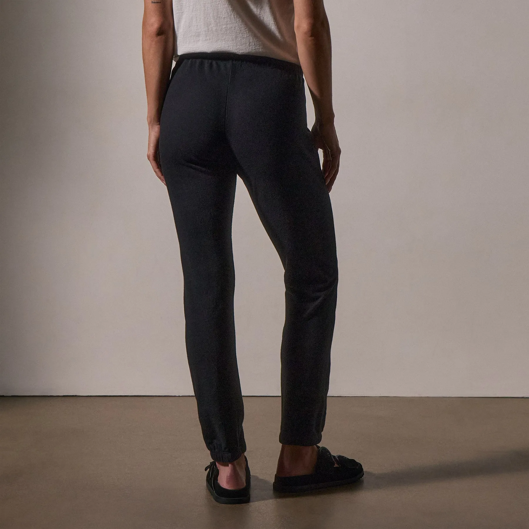 French Terry Sweatpant - Black sold by James Perse product image thumbnail 2