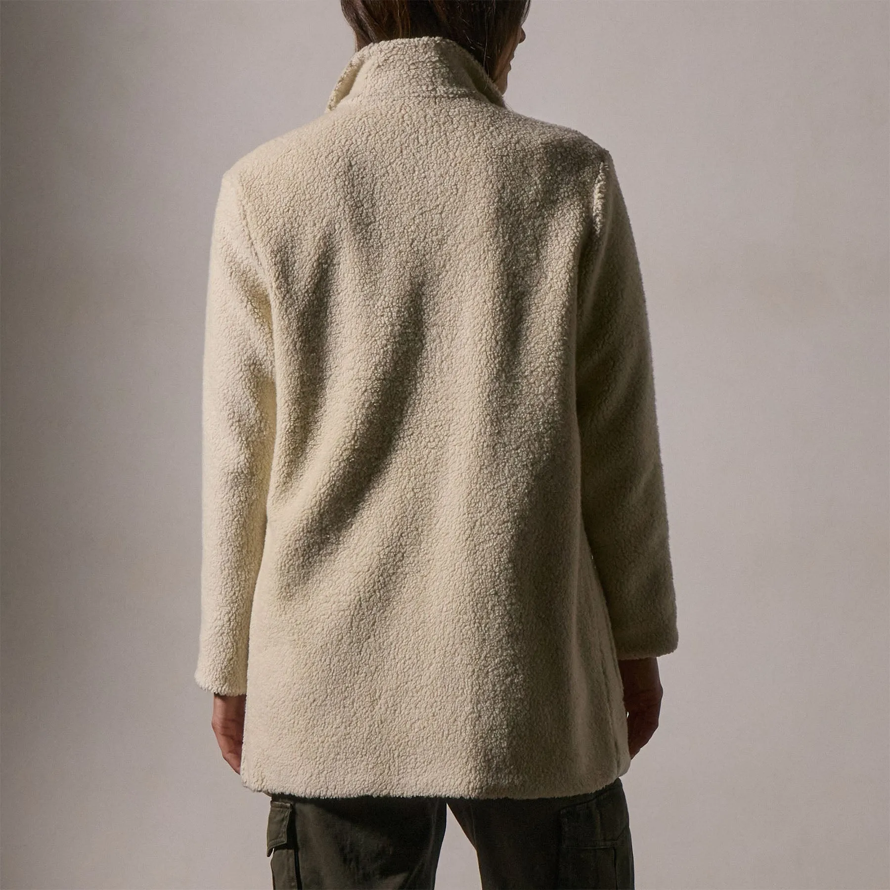 Funnel Neck Coat - Ivory sold by James Perse product image thumbnail 2