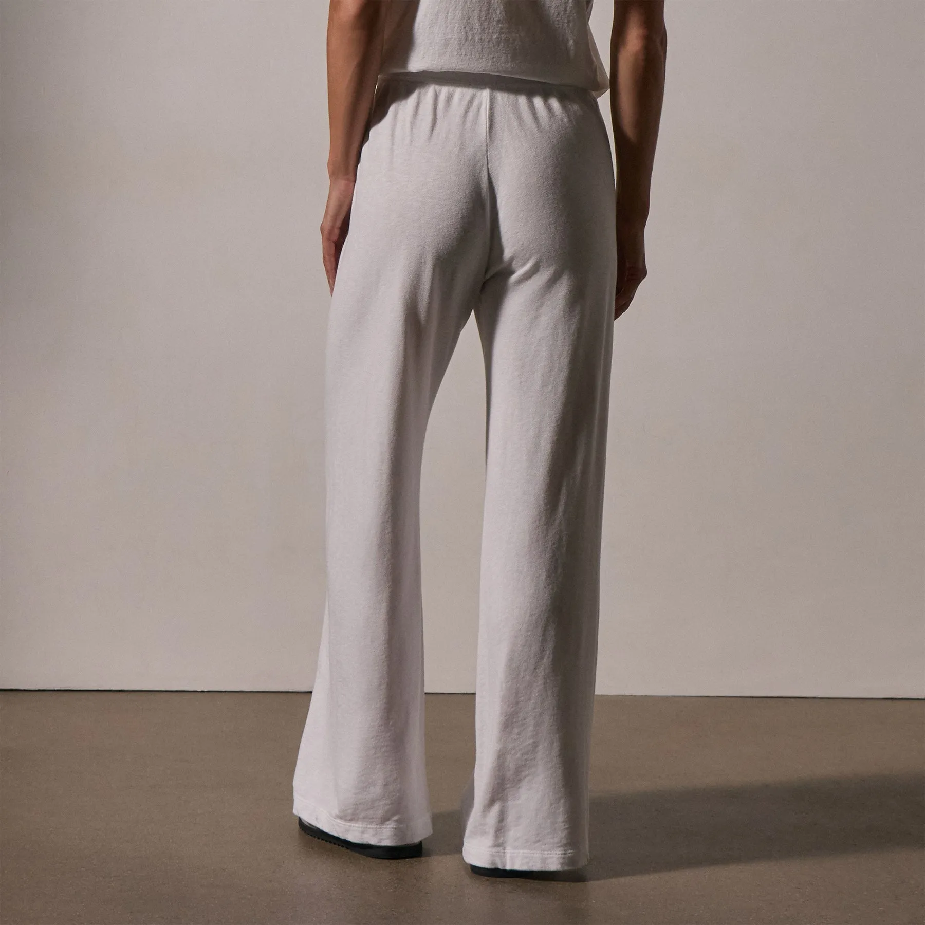Wide Leg Sweatpant - White sold by James Perse